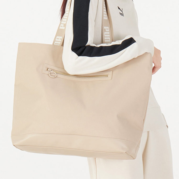 (WMNS) PUMA Prime Classic Shopper Handbag 'Beige' 078741-02 - 4