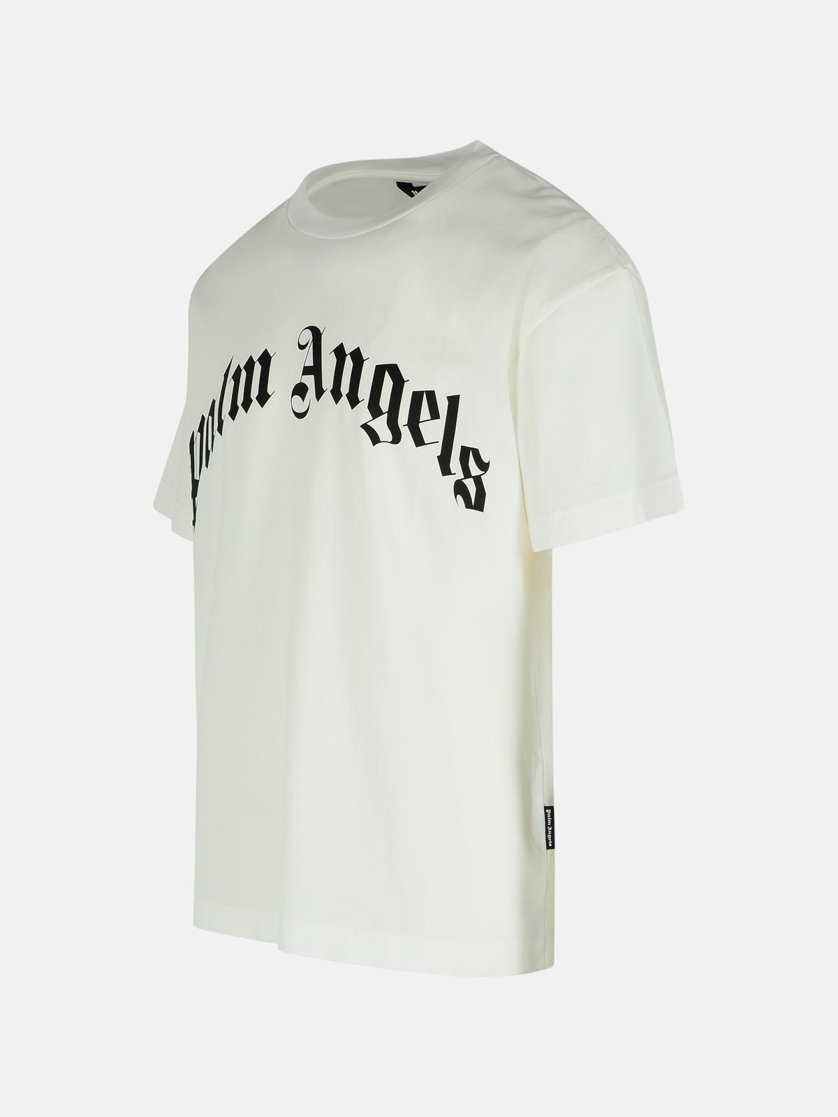 WHITE COTTON T-SHIRT - 2