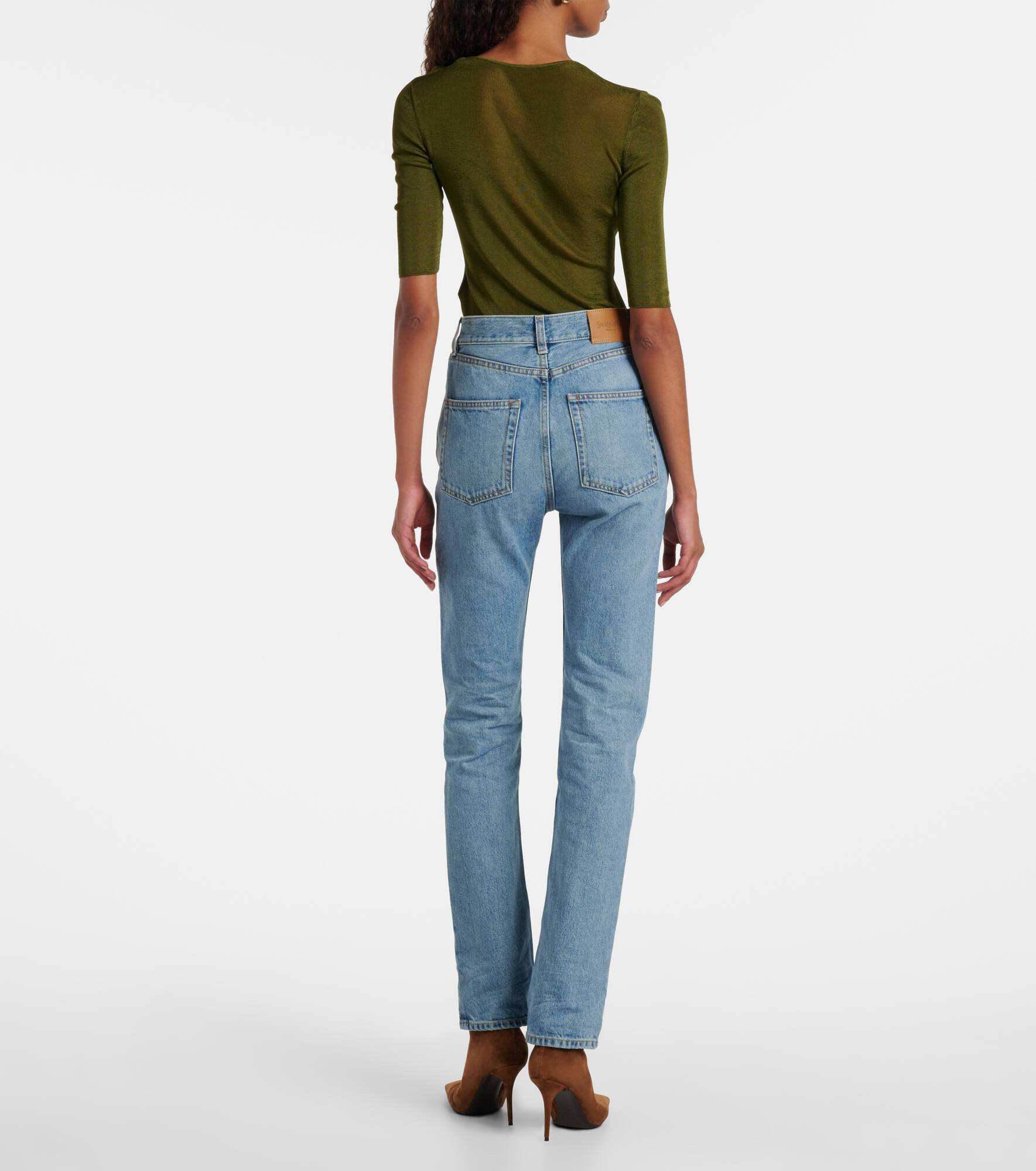 Mid-rise bootcut jeans - 3