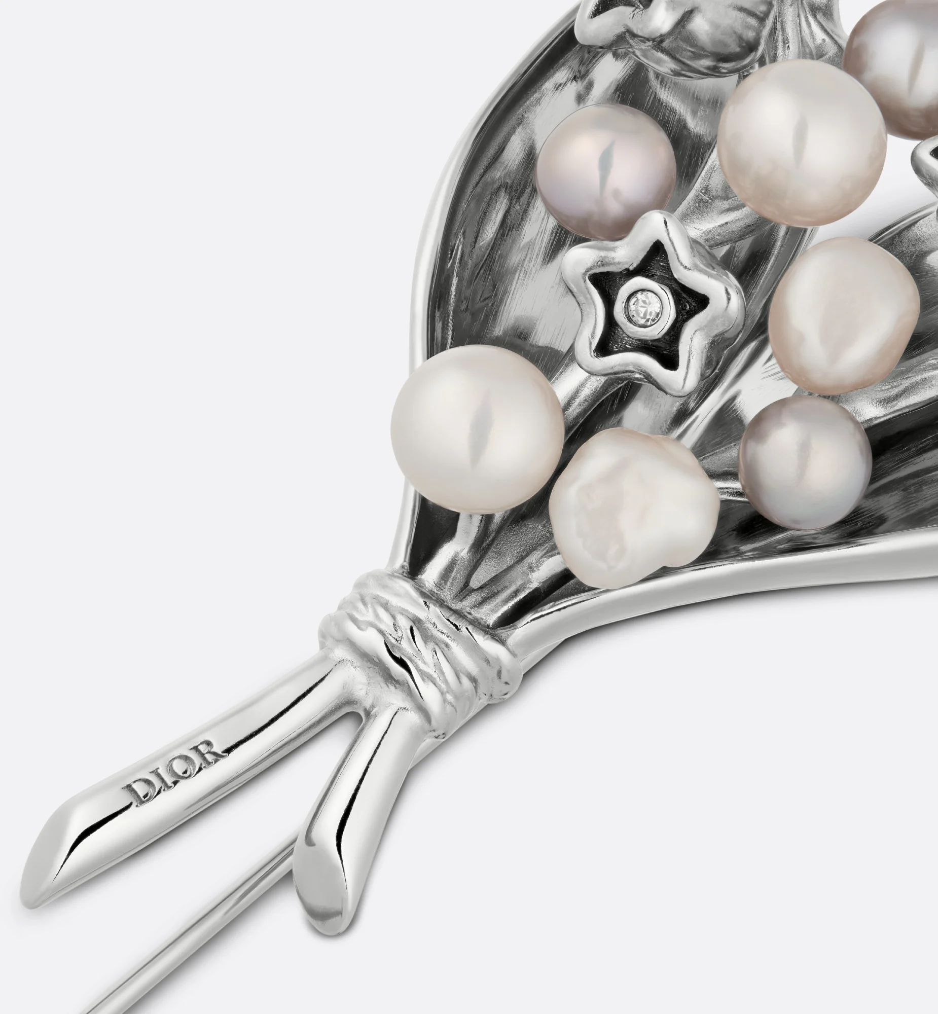 Dior Lily of the Valley Brooch | REVERSIBLE