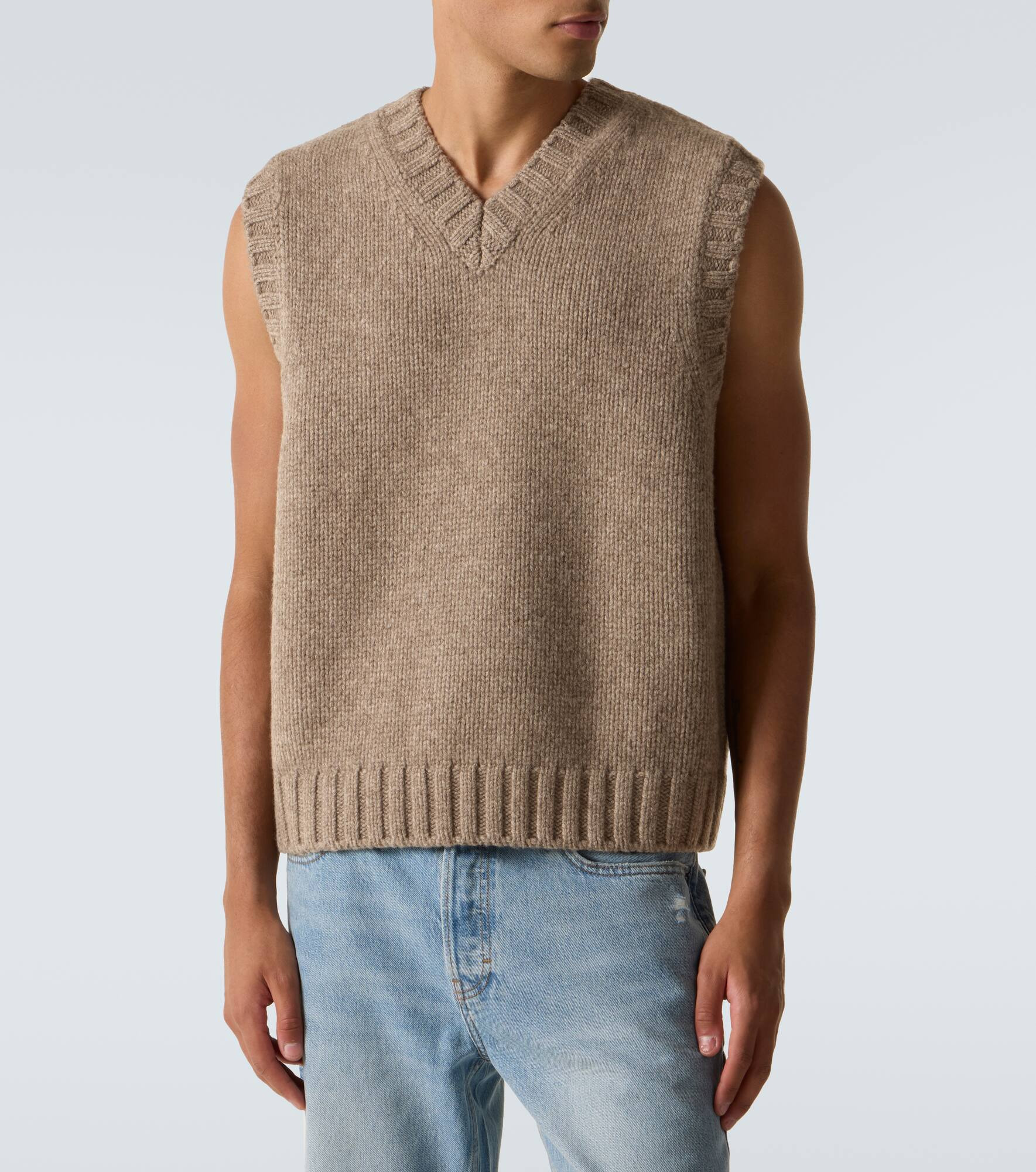 Yak and wool sweater vest - 3