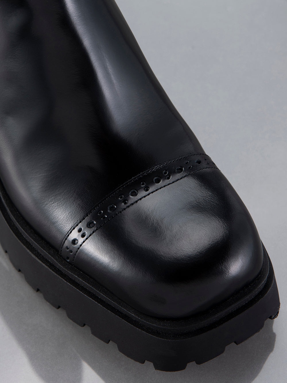 Lumi Lug Boot in Noir - 2