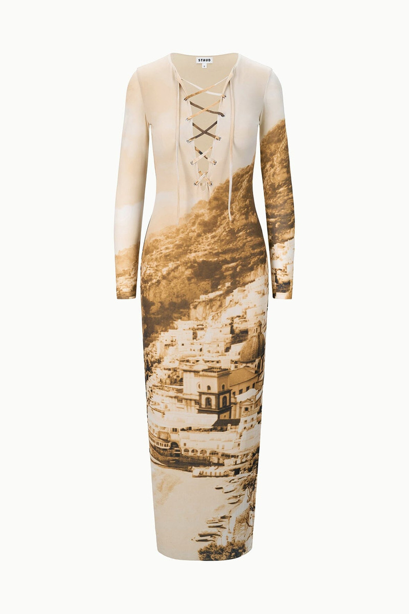 STAUD REVE DRESS CLIFFSIDE 1