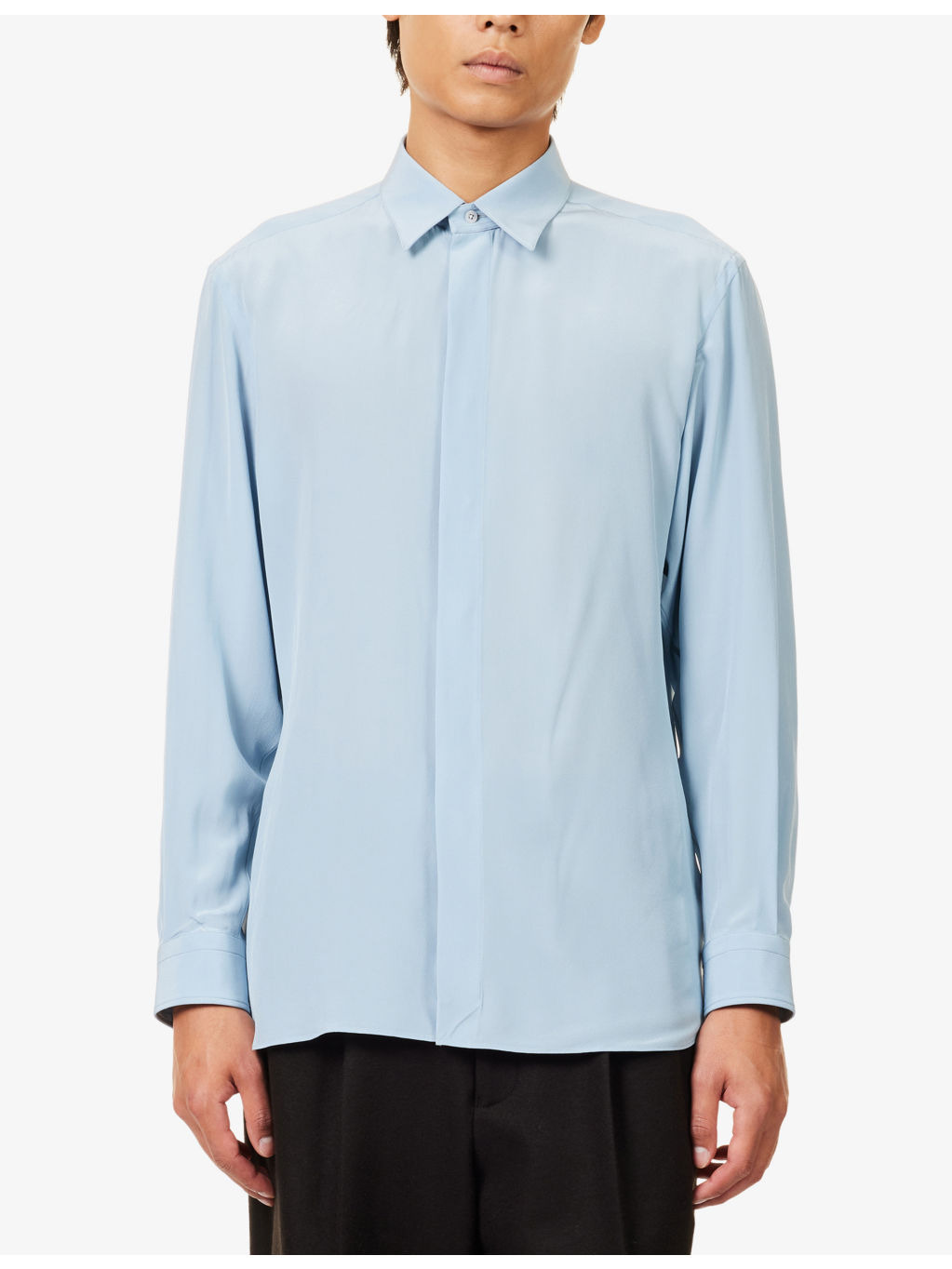 Fluid Loose-Fit Silk Shirt - 3