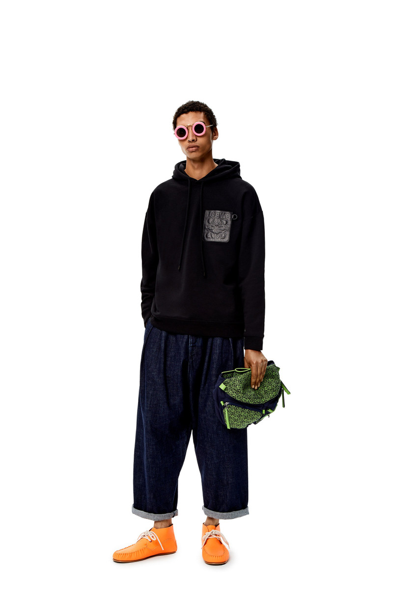 Loewe Large bumbag in Anagram jacquard and nylon outlook