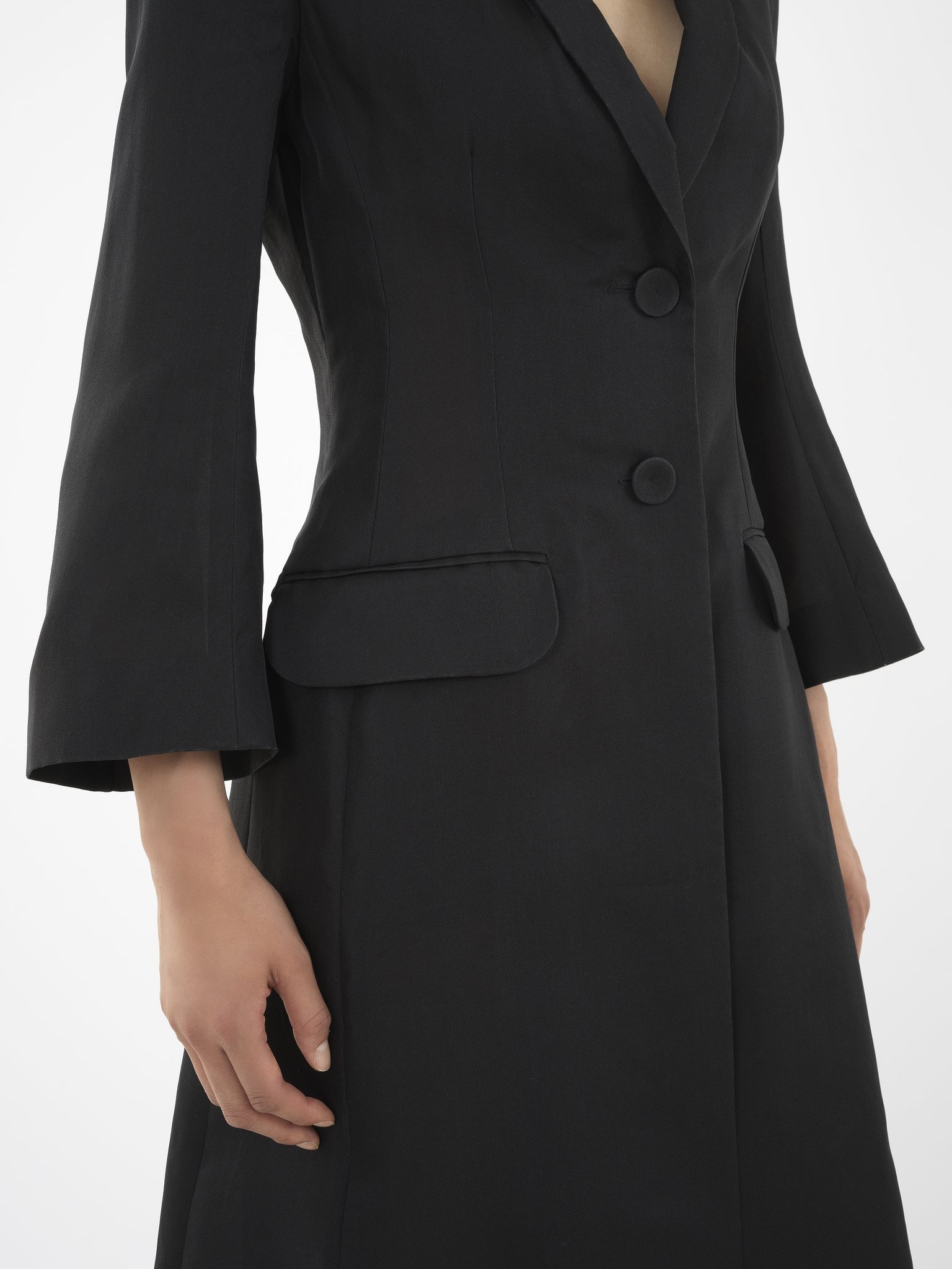 TWO-BUTTON TAILORED COAT - 7