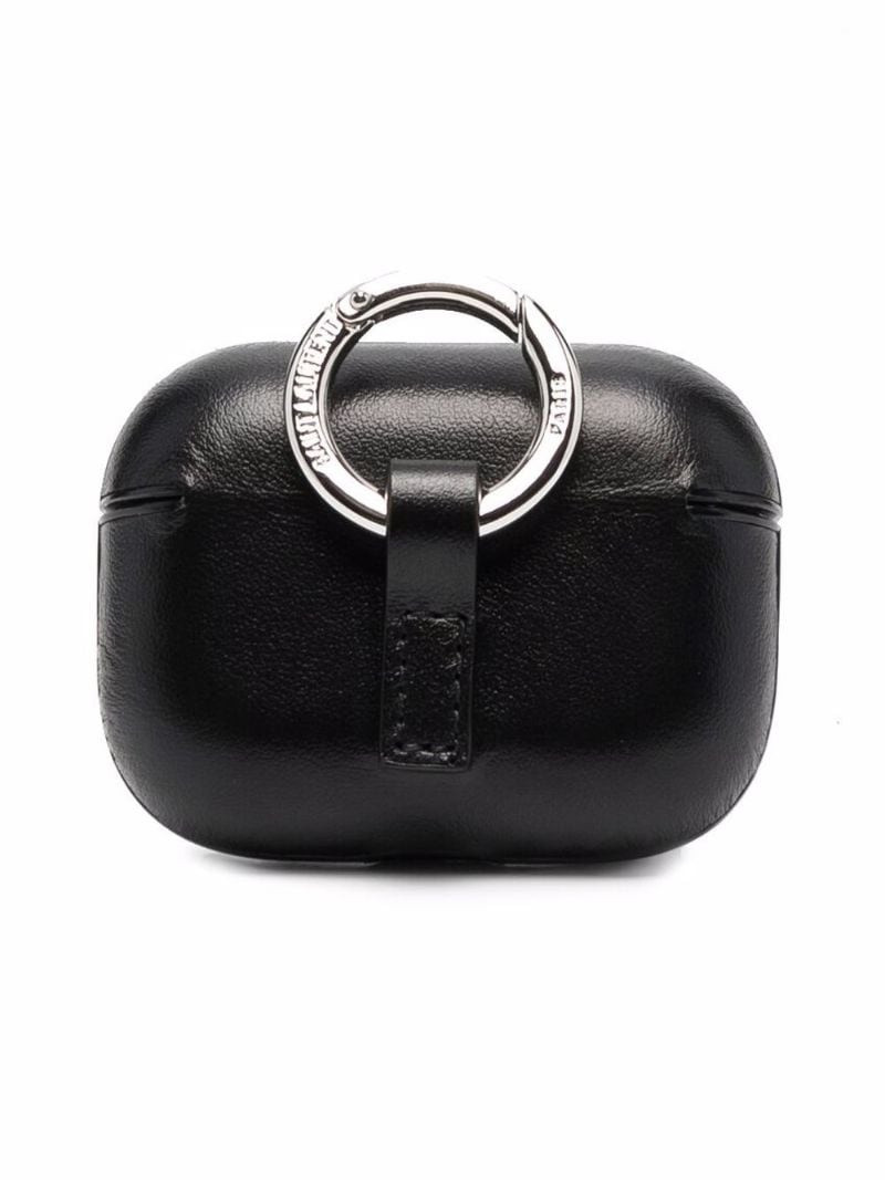 SAINT LAURENT embossed-logo AirPods case outlook