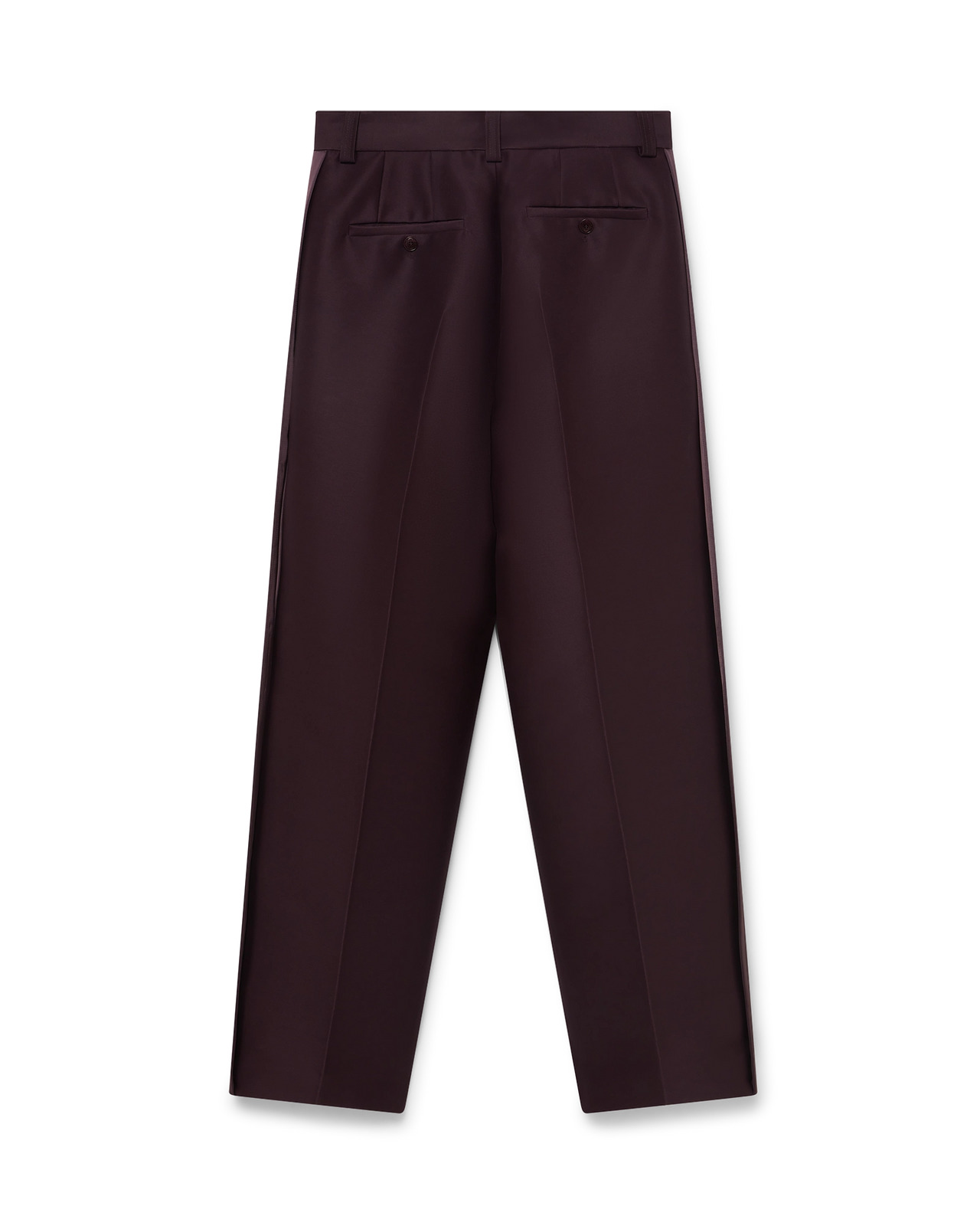 Blend Tailored Side Stripe Wool Silk Trousers | Casablanca Paris - 6