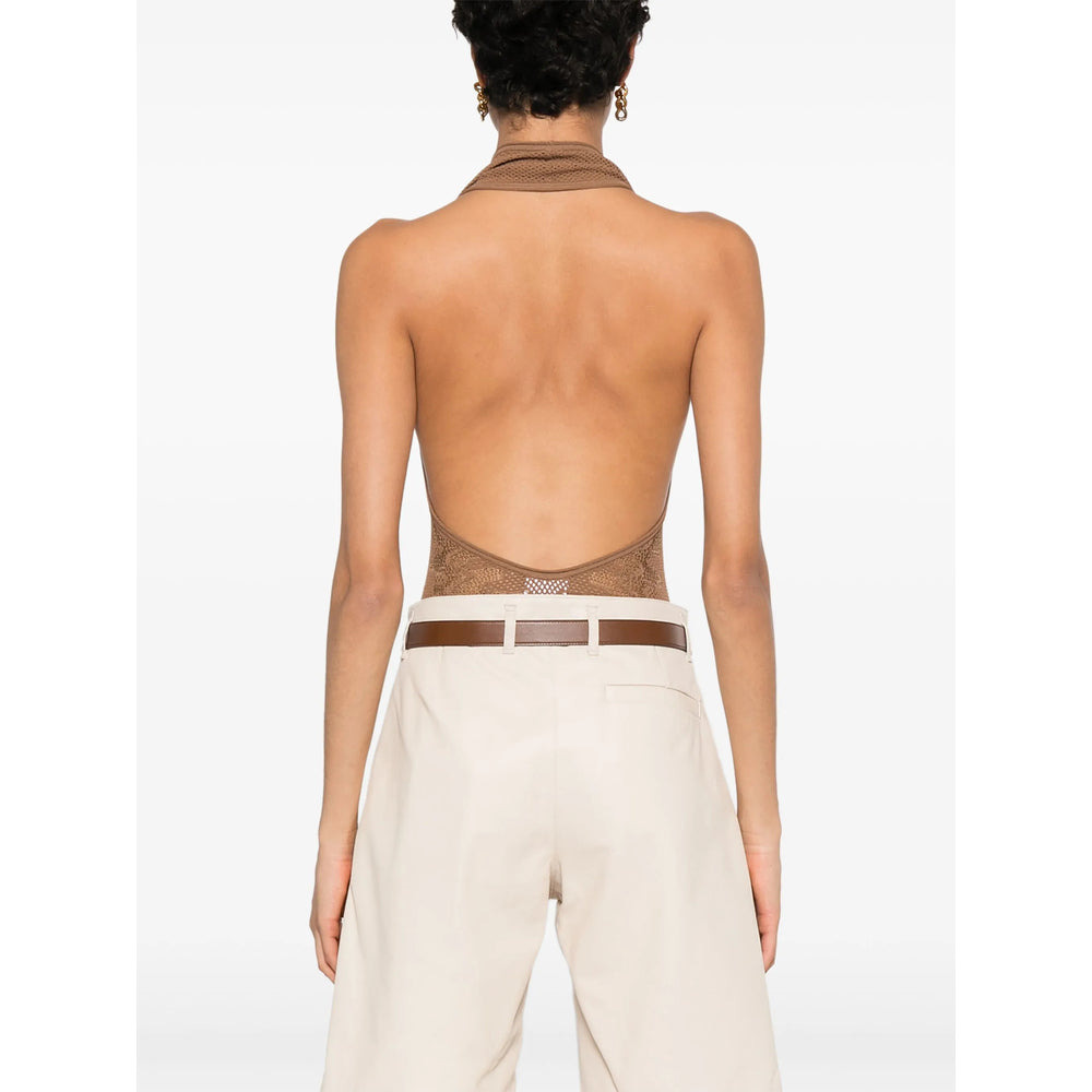 Saint Laurent Brown Tops - Vests & Tank Tops Women - 3