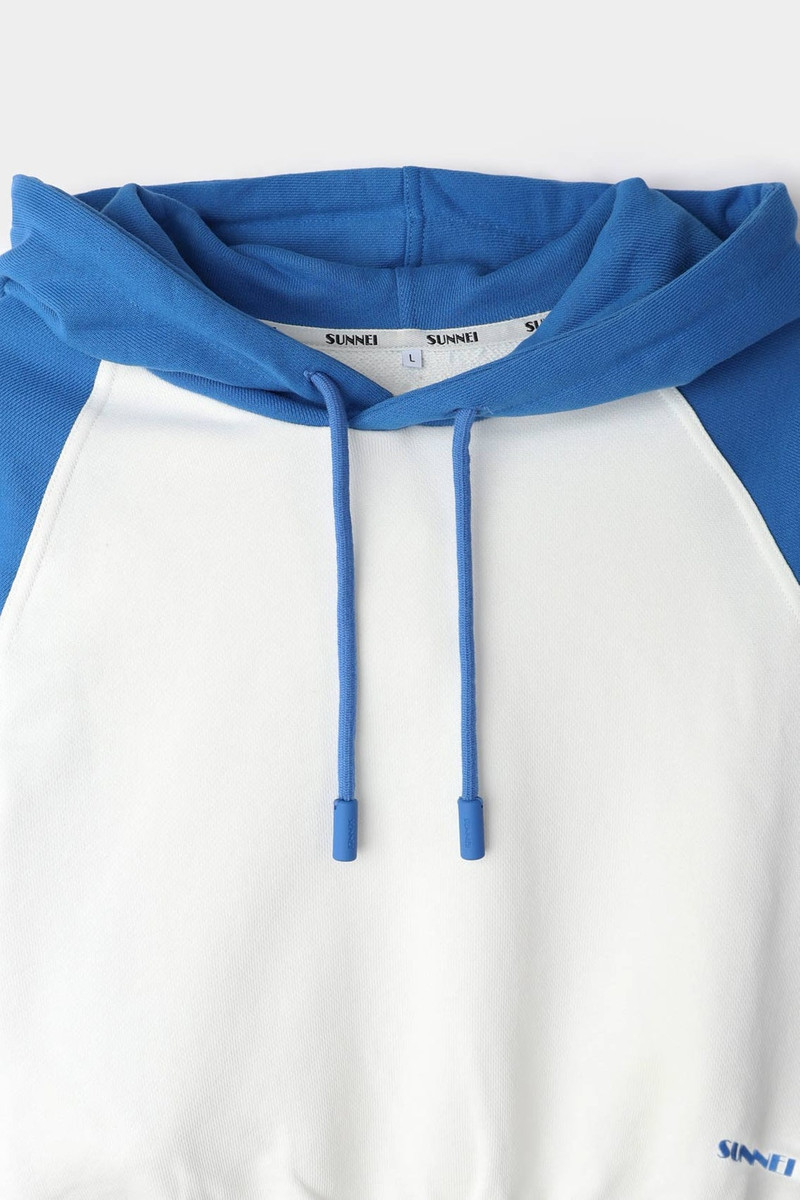 CROPPED HOODIE / dust & blue 3