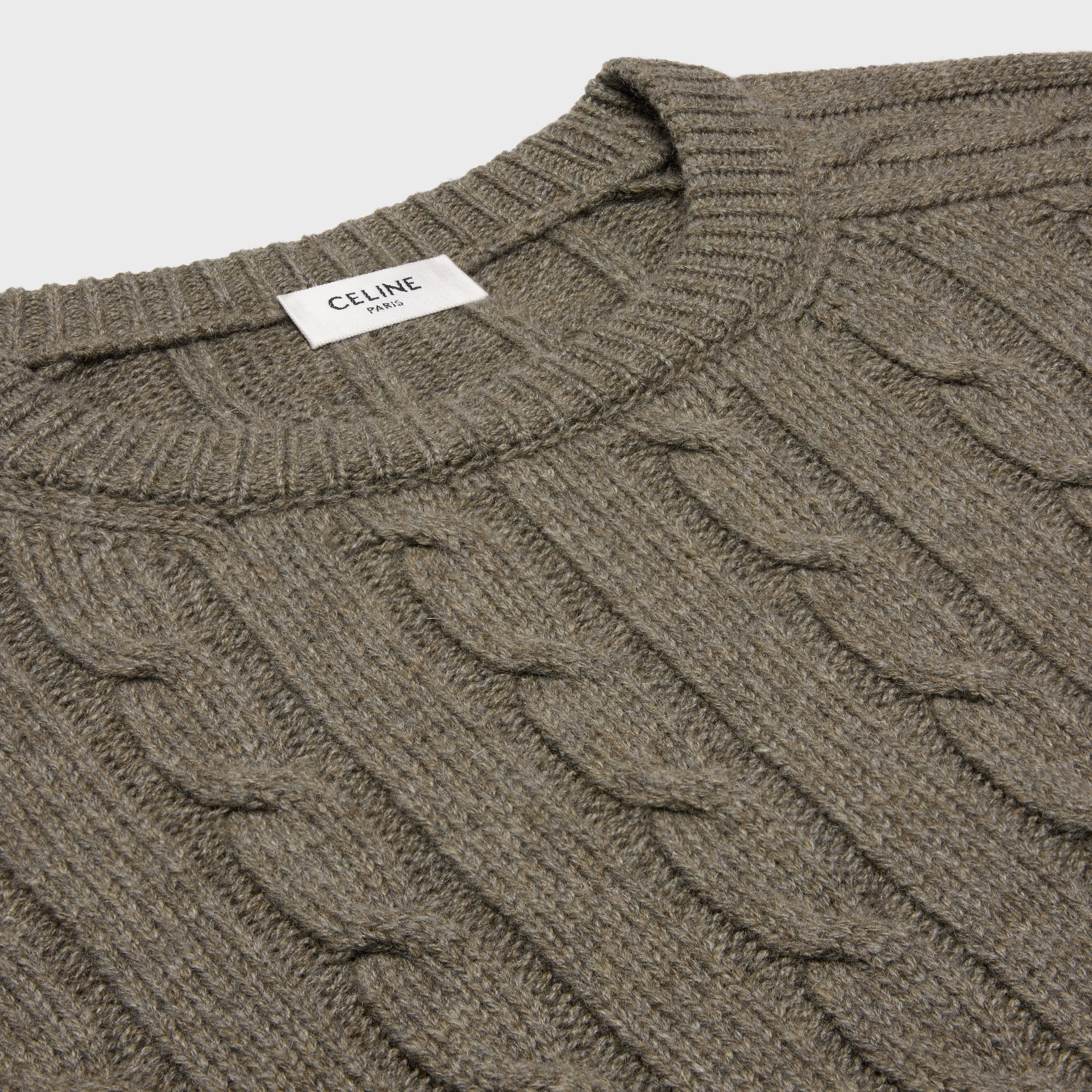 triomphe sweater in cable-knit cashmere - 3