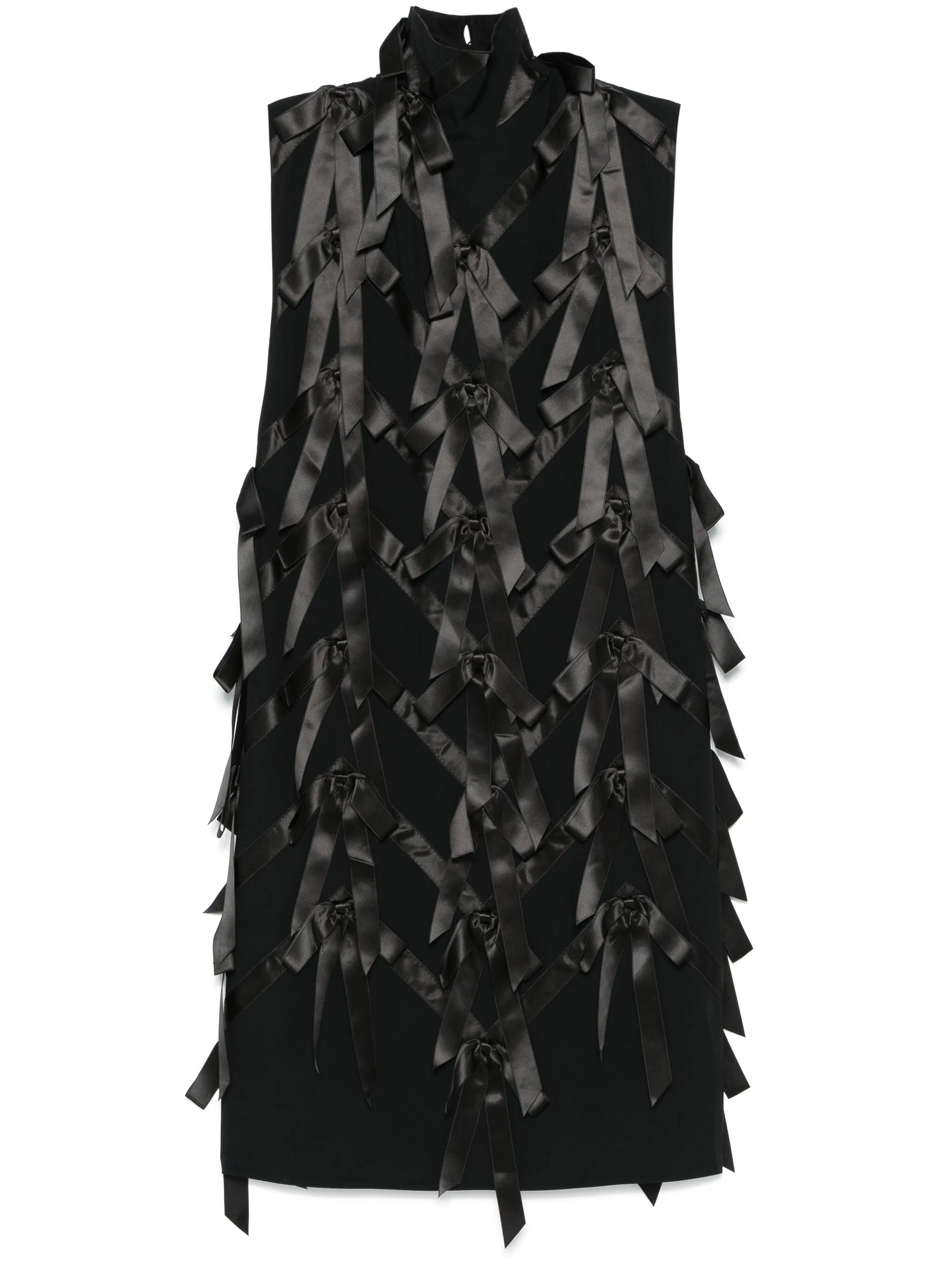 Bow-appliqué Midi Dress - 1