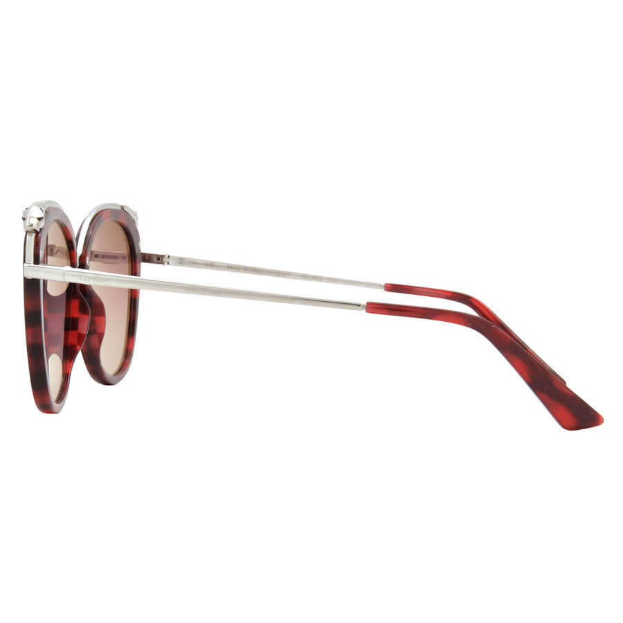 Cartier Panthere de Cartier Violet Cat Eye Ladies Sunglasses CT0150S 003 55 - 3