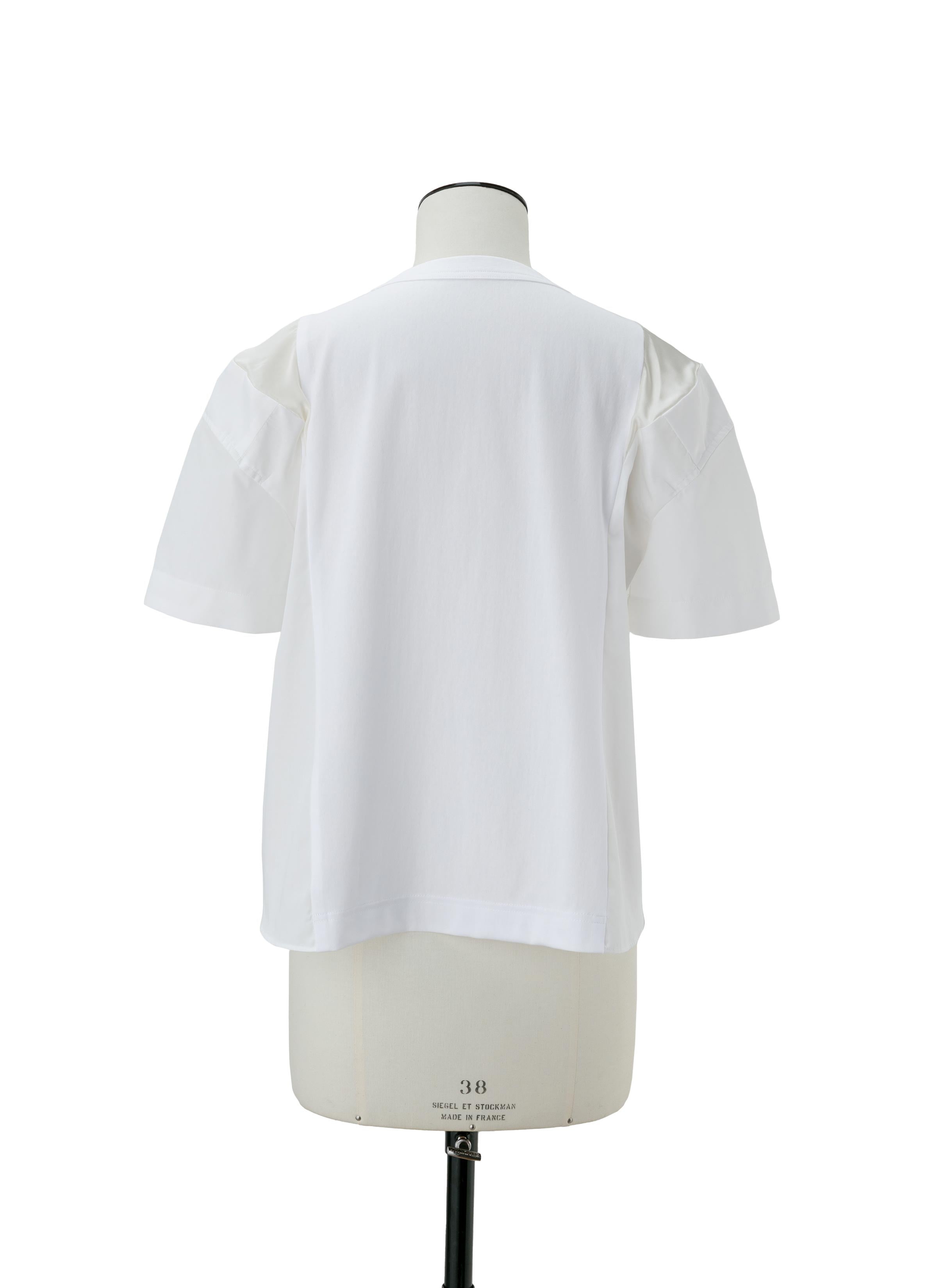 Poplin x Cotton Jersey T-Shirt - 3