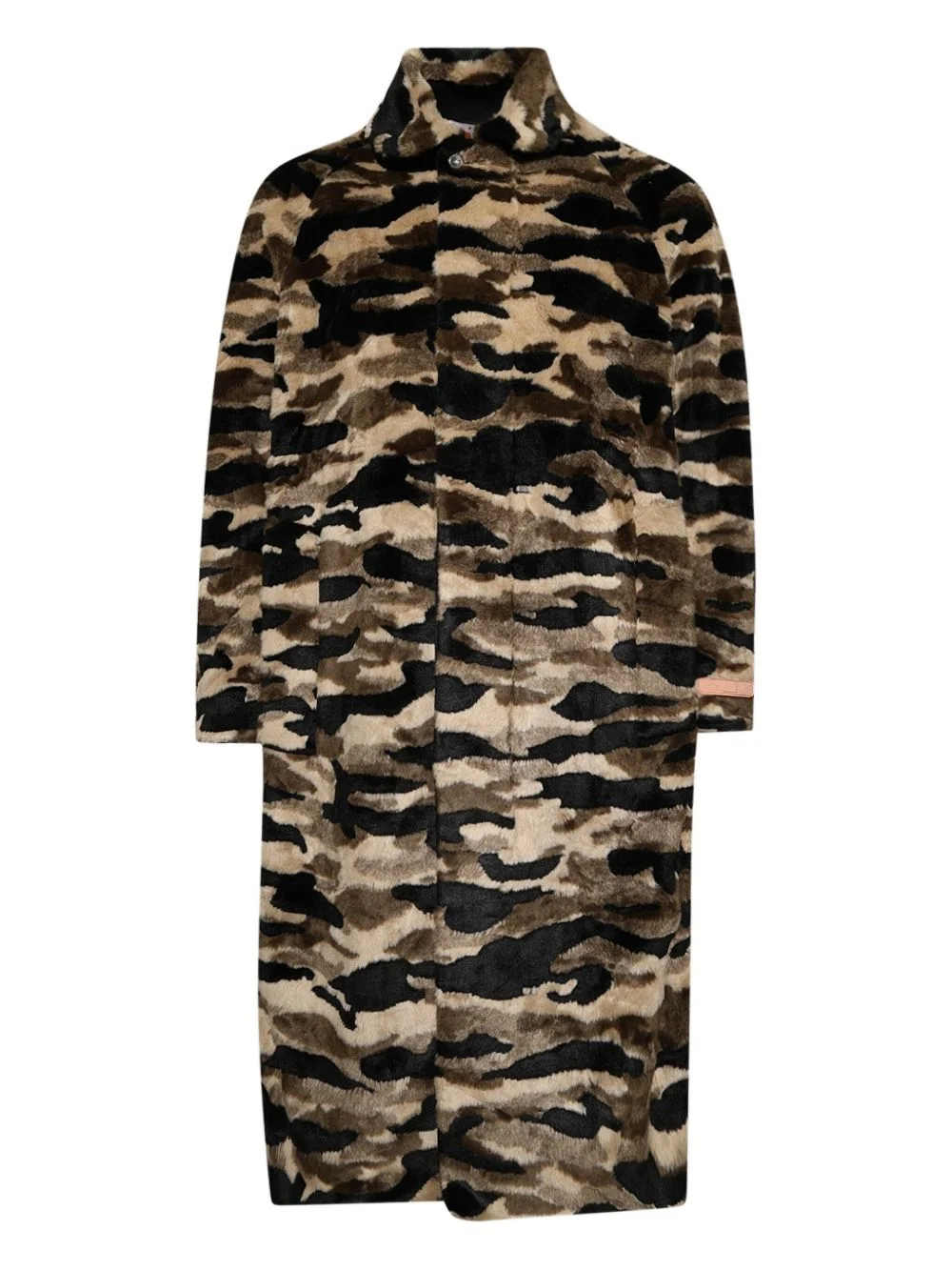 camouflage-pattern coat - 1