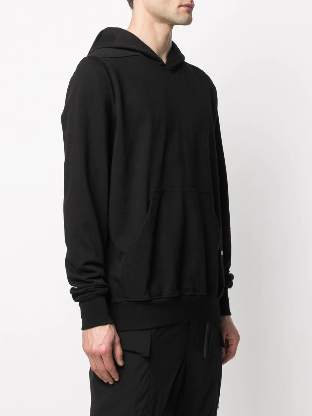 reversed drawstring hoodie - 3