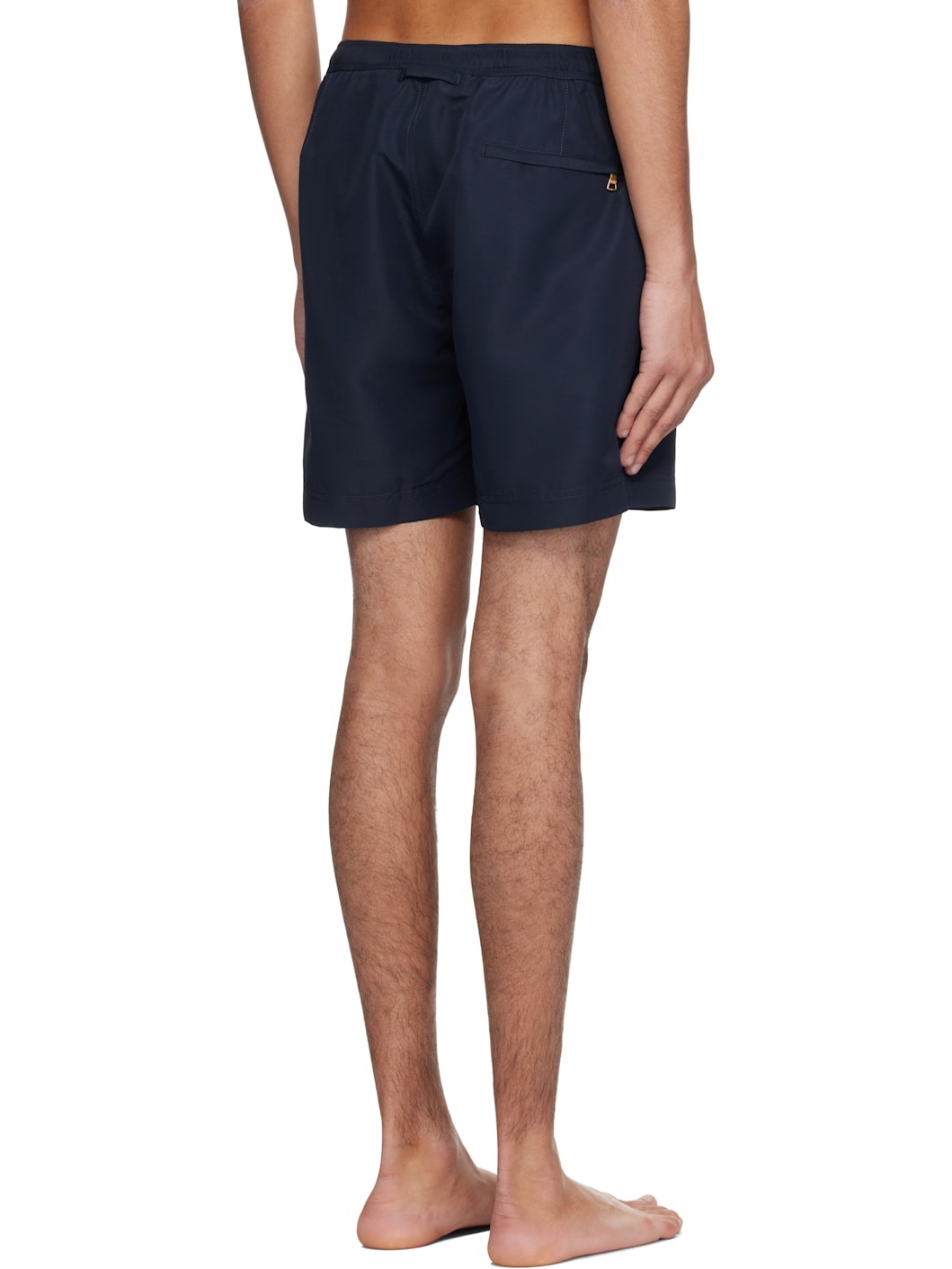 Navy Bulldog Drawcord Swim Shorts - 3