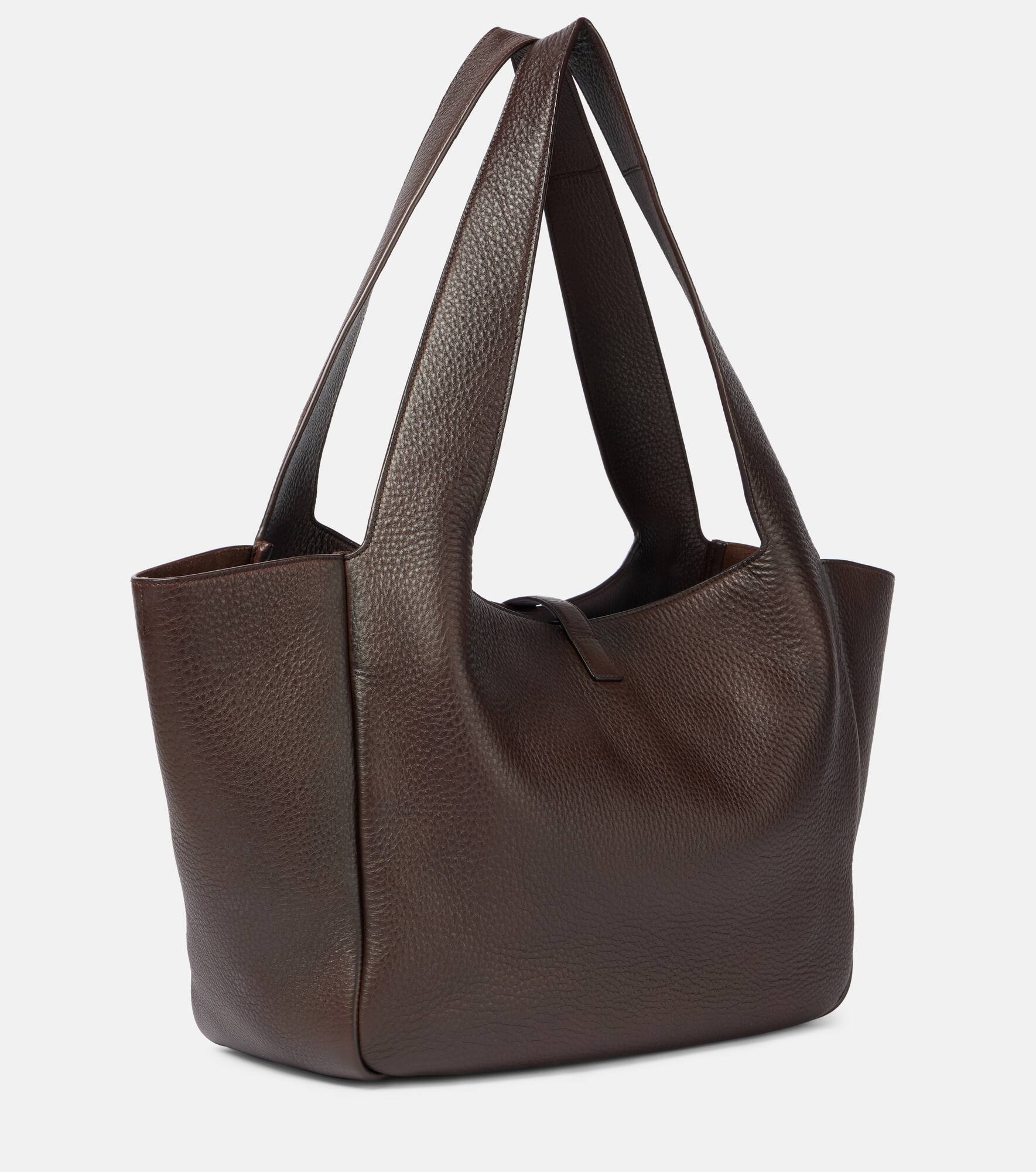 Le 5 à 7 Bea Large leather shopper - 4