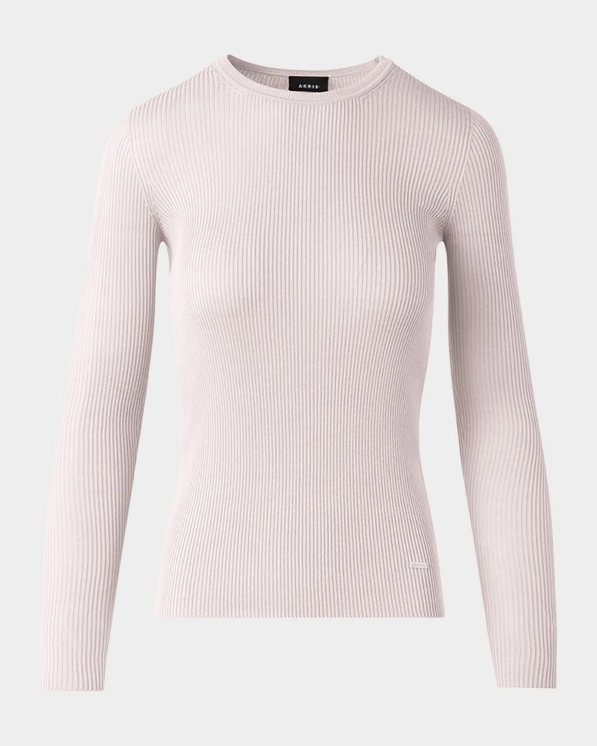 Fitted Rib-Knit Sweater - 1