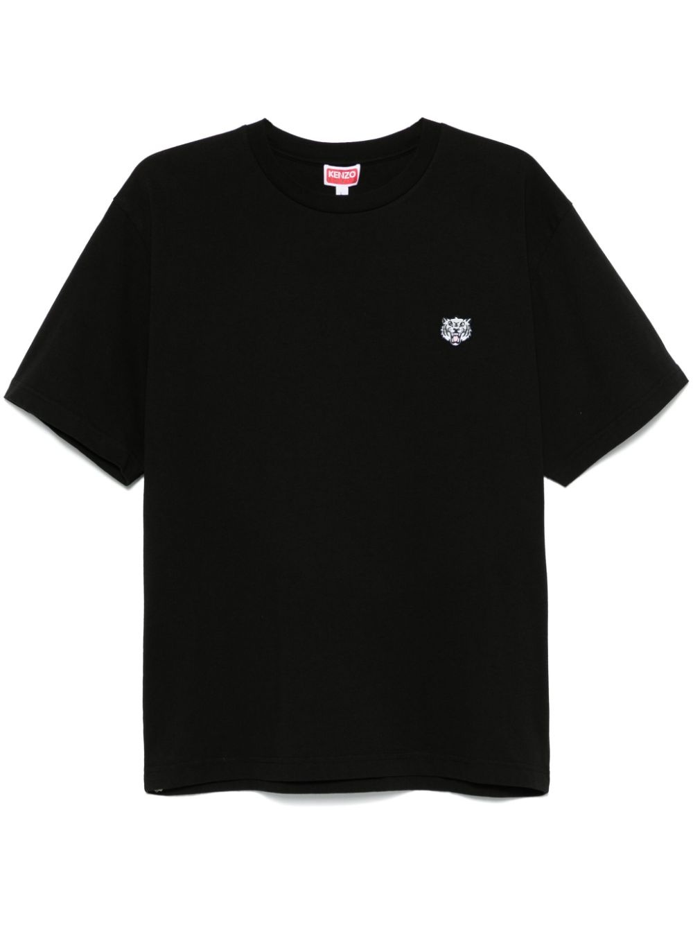 "Lucky Tiger" Embroidered T-Shirt. - 1