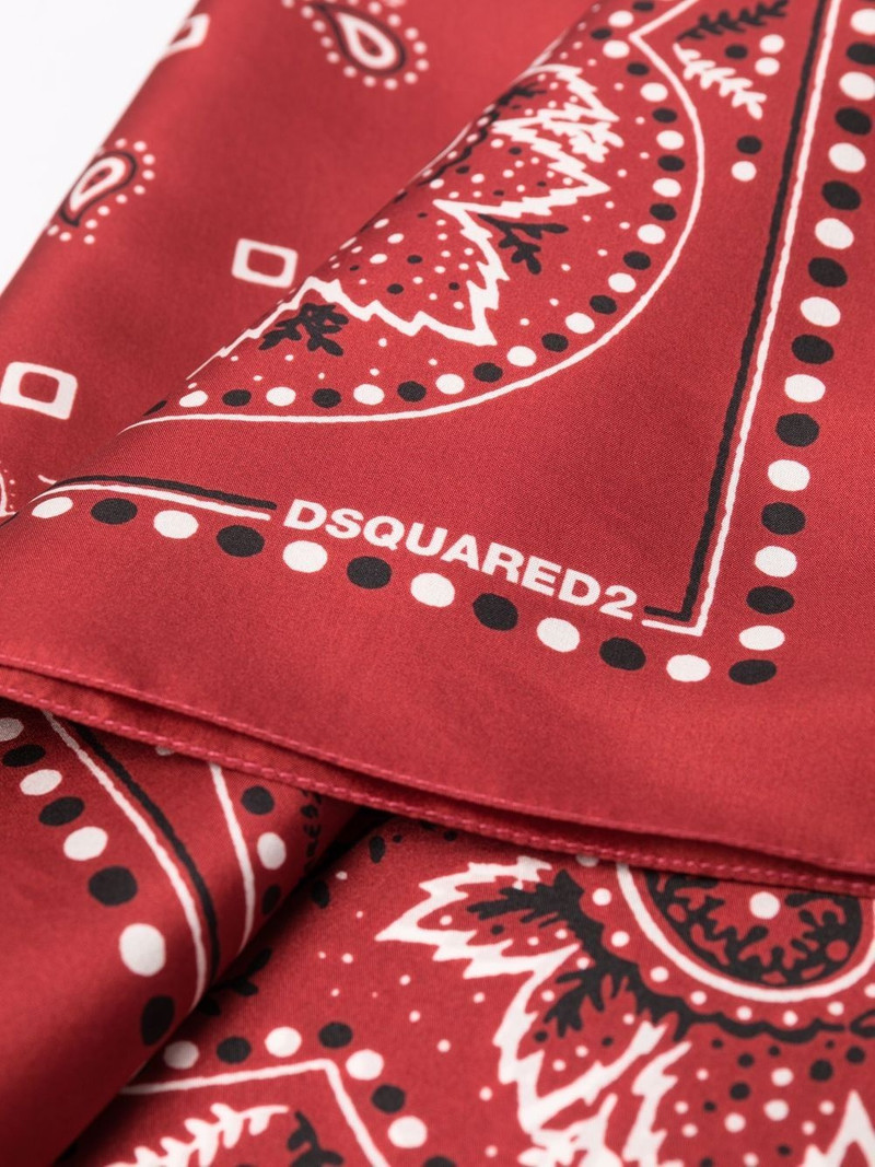 paisley-print bandana scarf 3