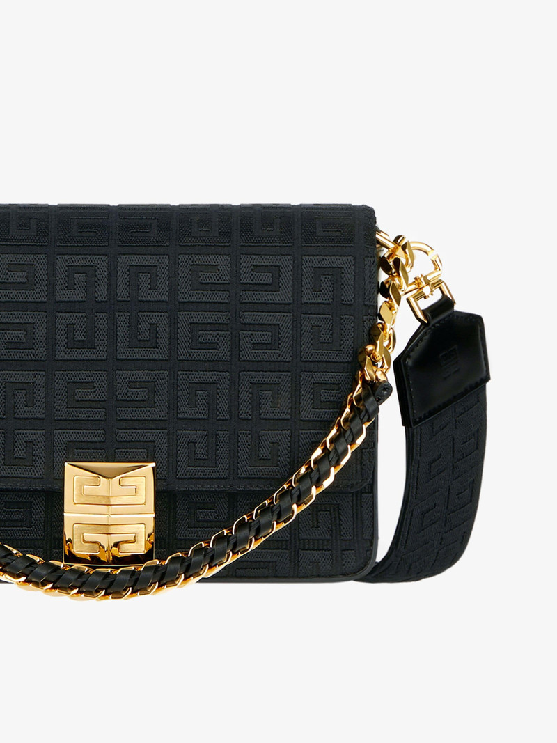 MEDIUM 4G BAG IN 4G EMBROIDERY WITH CHAIN 6