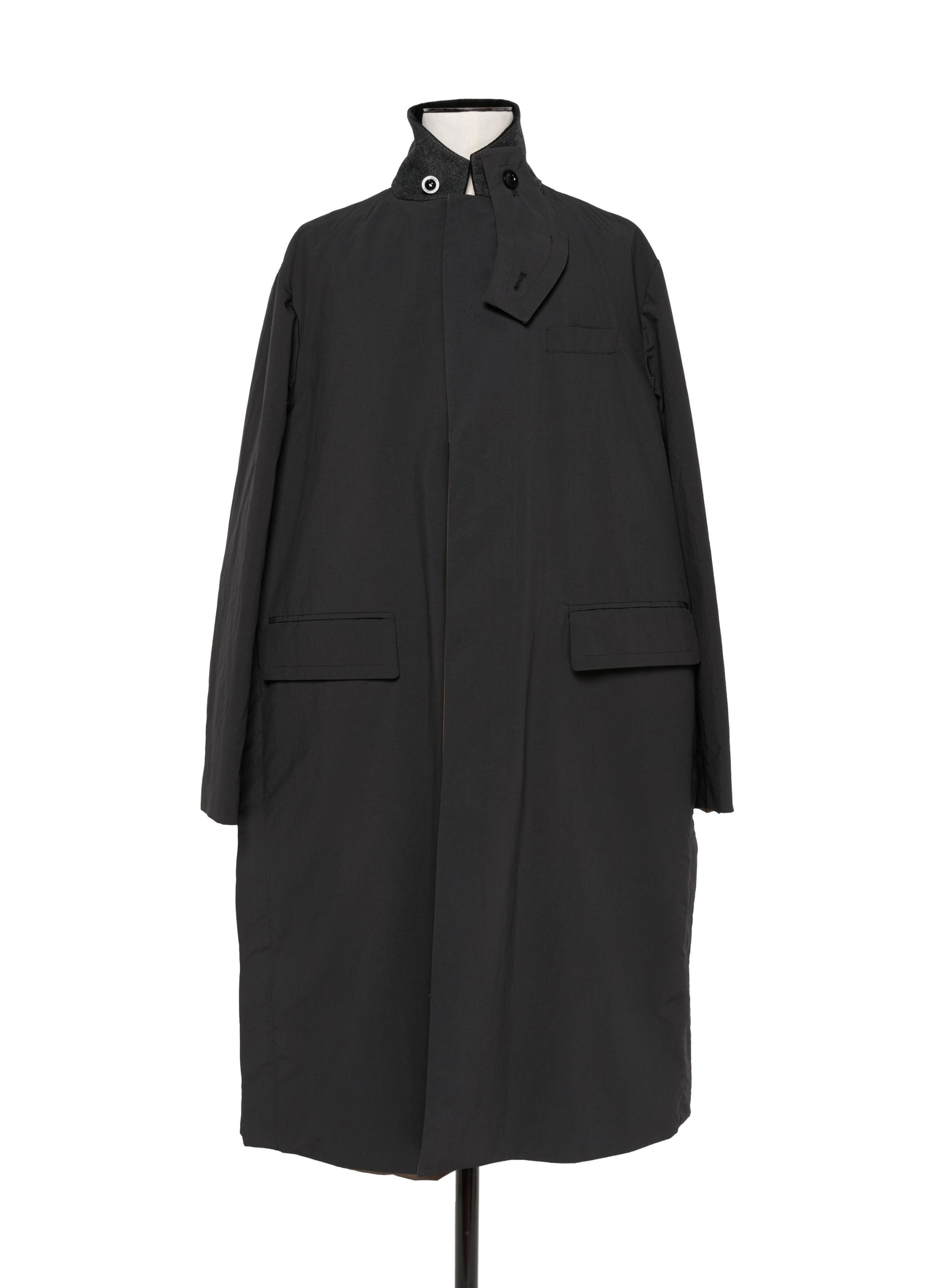Matte Taffeta Reversible Coat - 1