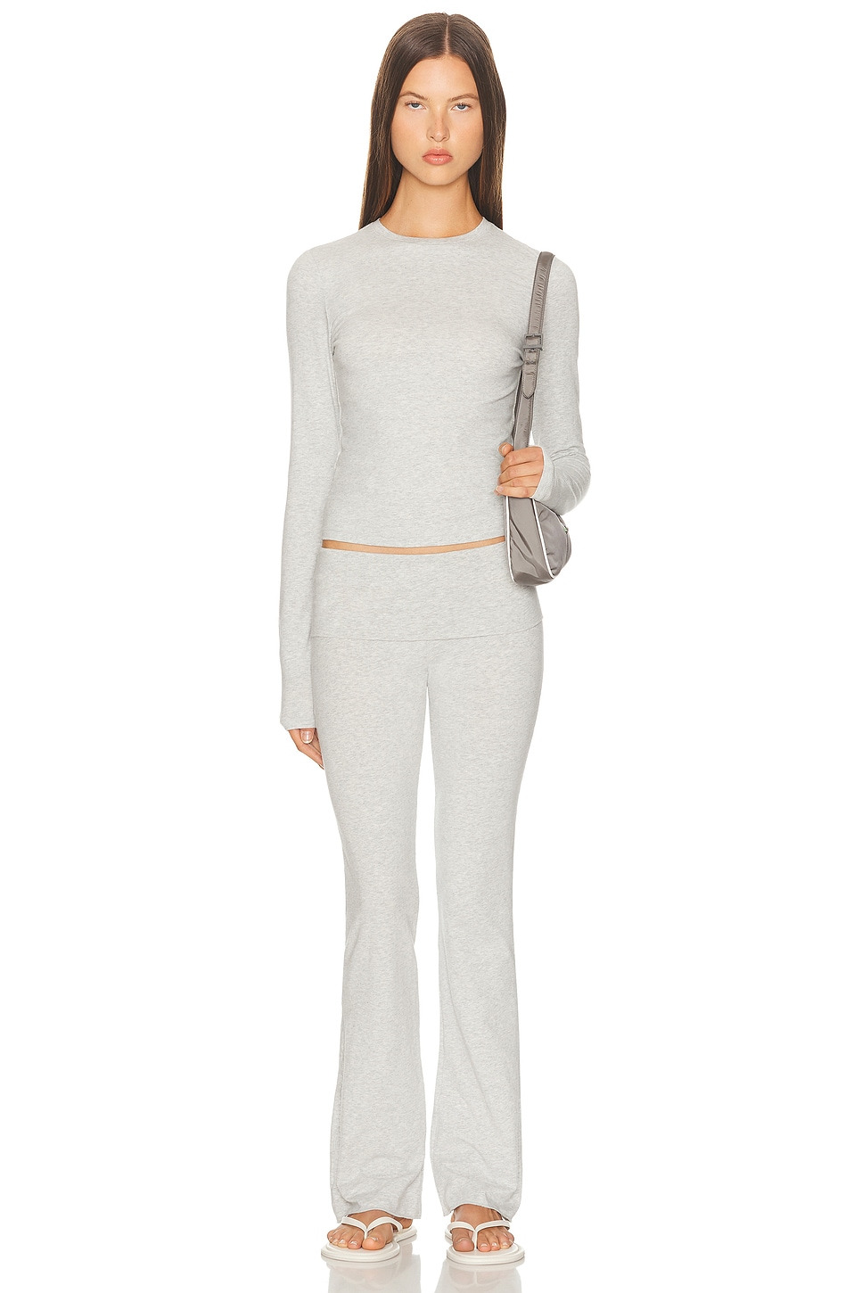 Cotton Jersey Long Sleeve T-Shirt - 4