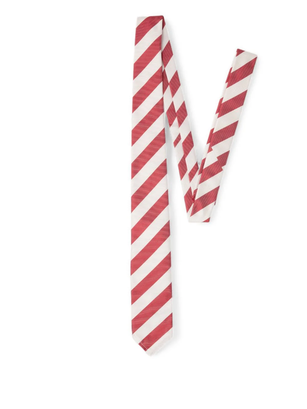 striped silk tie - 1