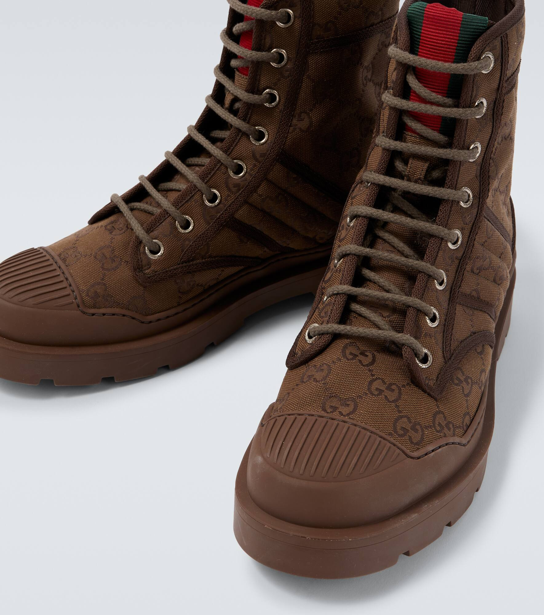 New Sherlin GG canvas ankle boots - 3
