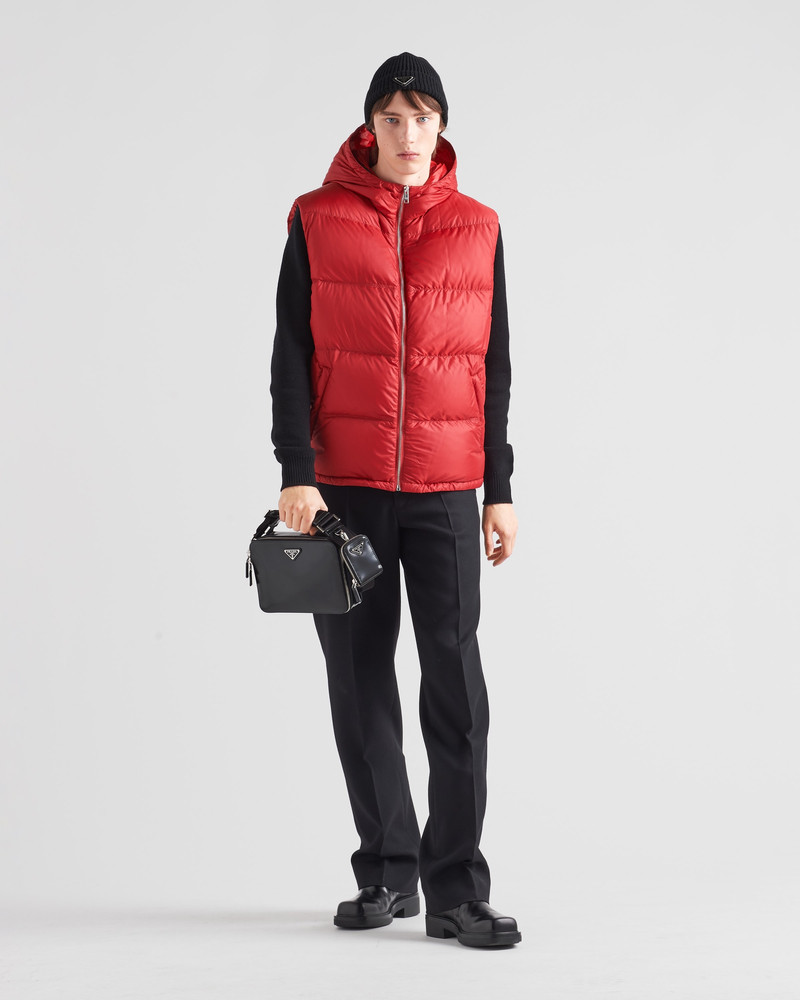 Prada Regenerated Re-Nylon down vest outlook