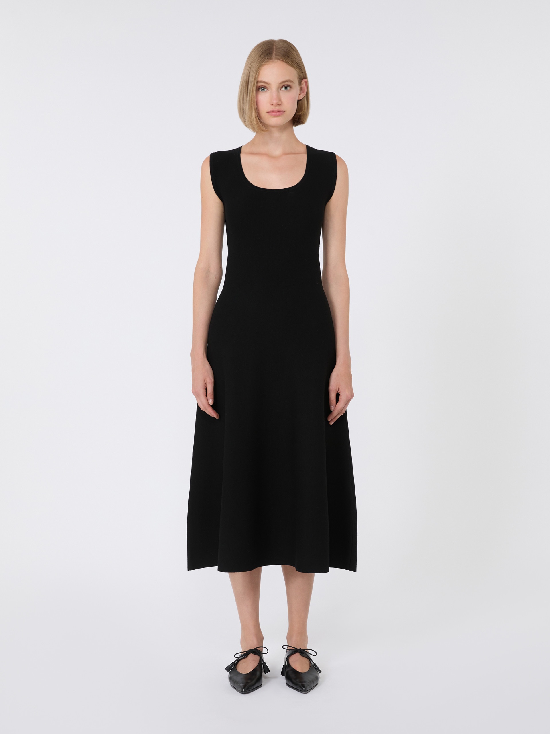 FURETTO Stretch viscose calf-length dress - 3