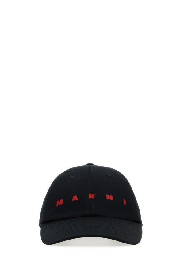 Black cotton baseball hat - 1