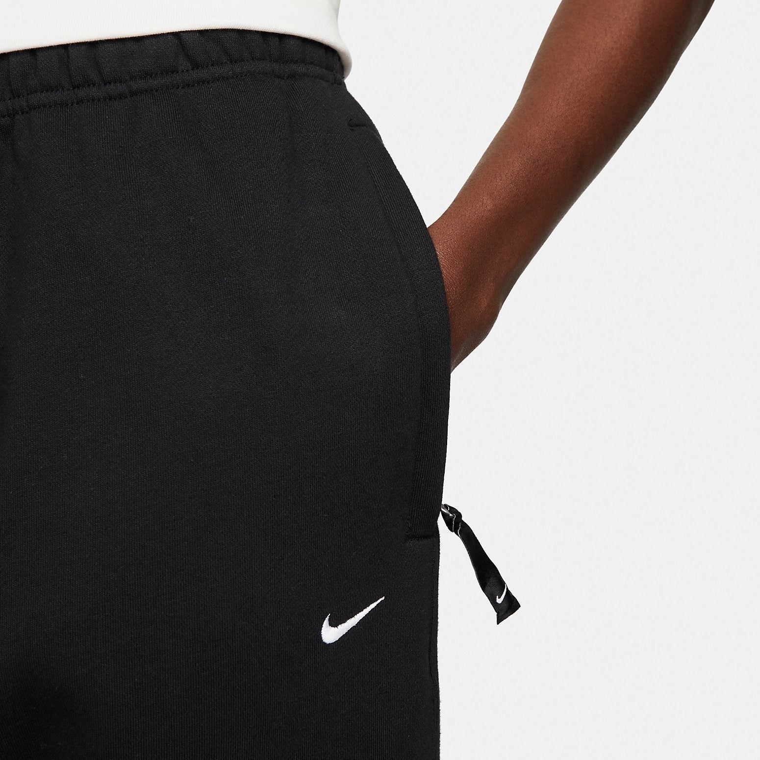 Nike Solo Swoosh Fleece Trousers 'Black' DX1364-010 - 2