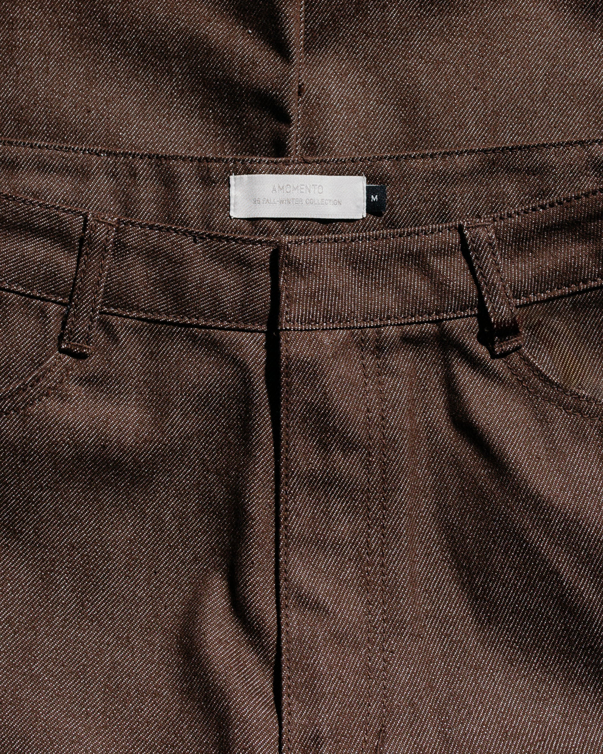 Men's Color Indigo Denim Brown - 5