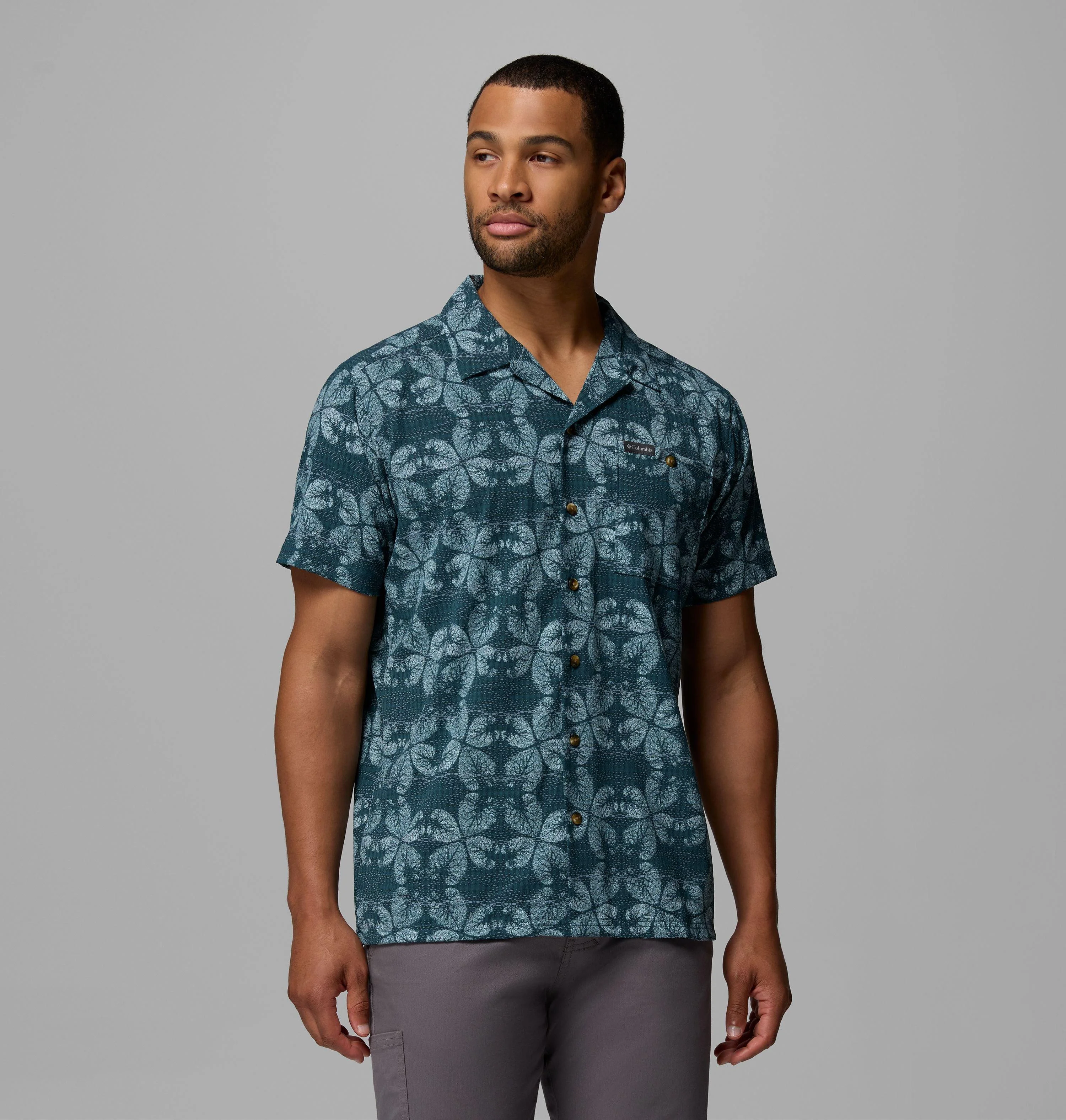 Men's Utilizer Print Camp Shirt - 1