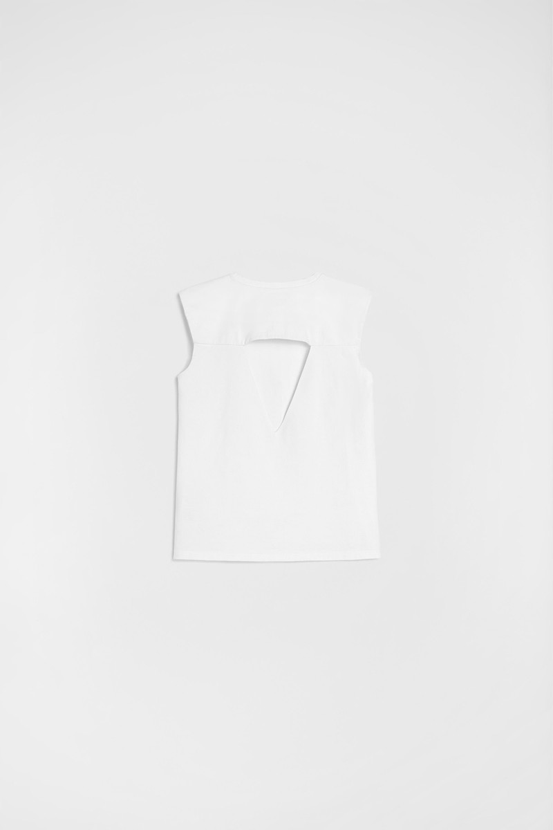 Cotton Jersey Crew-Neck Top 6