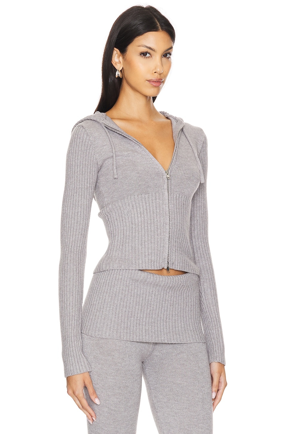 Heritage Cloud Knit Hoodie in Rain Cloud - 2
