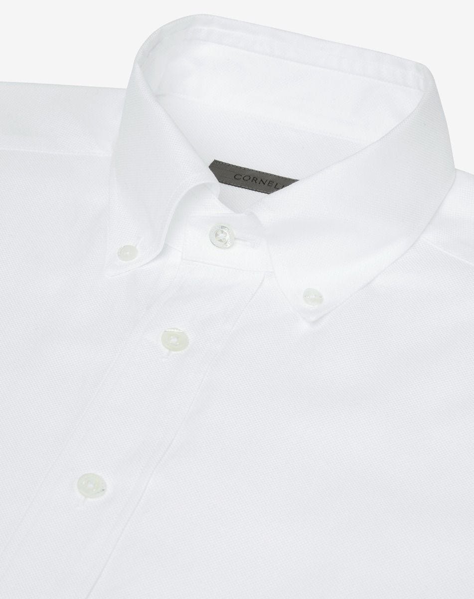 White royal Oxford cotton shirt - 4