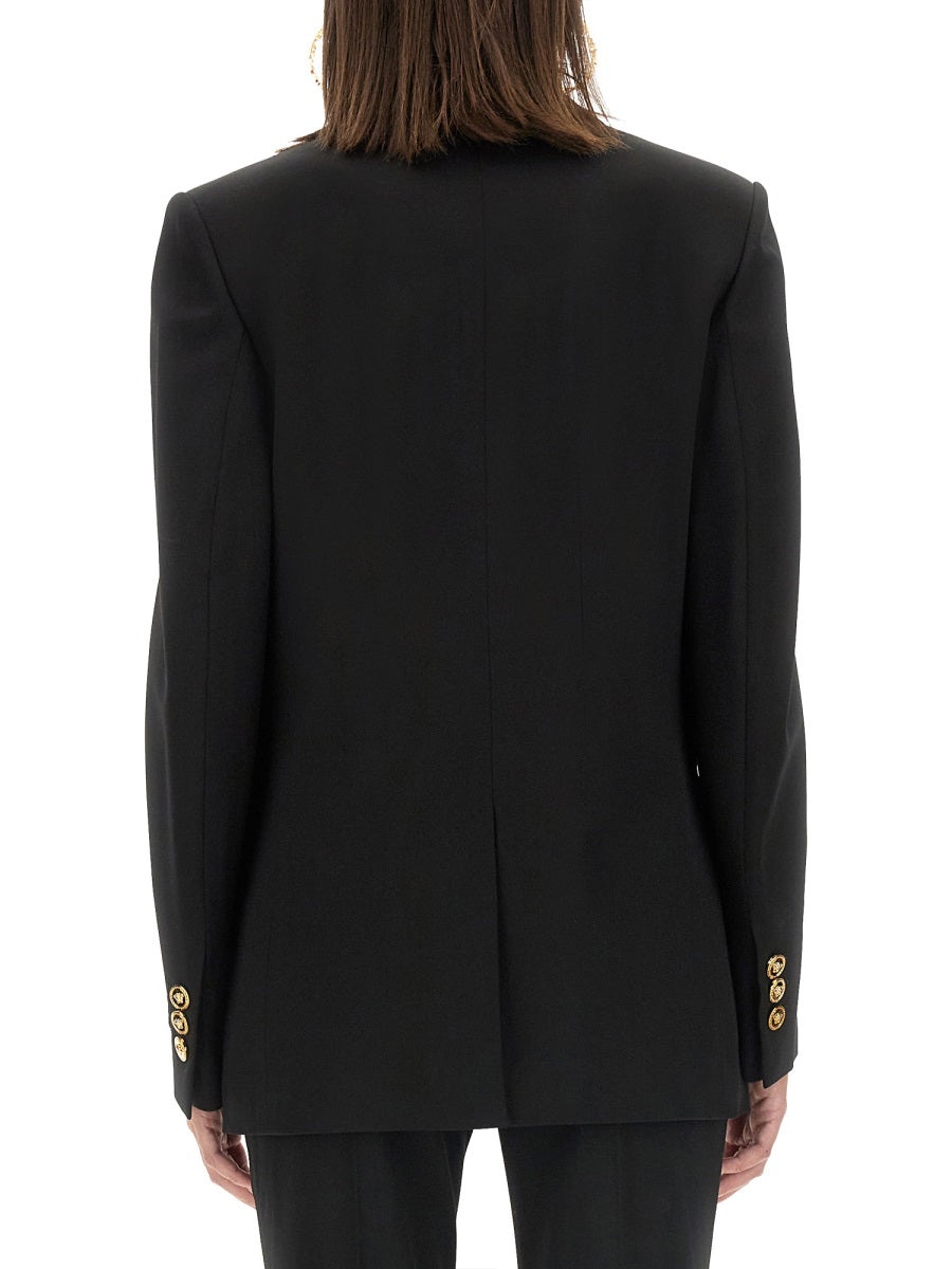 Versace Women Oversized Single-Breasted Blazer - 3