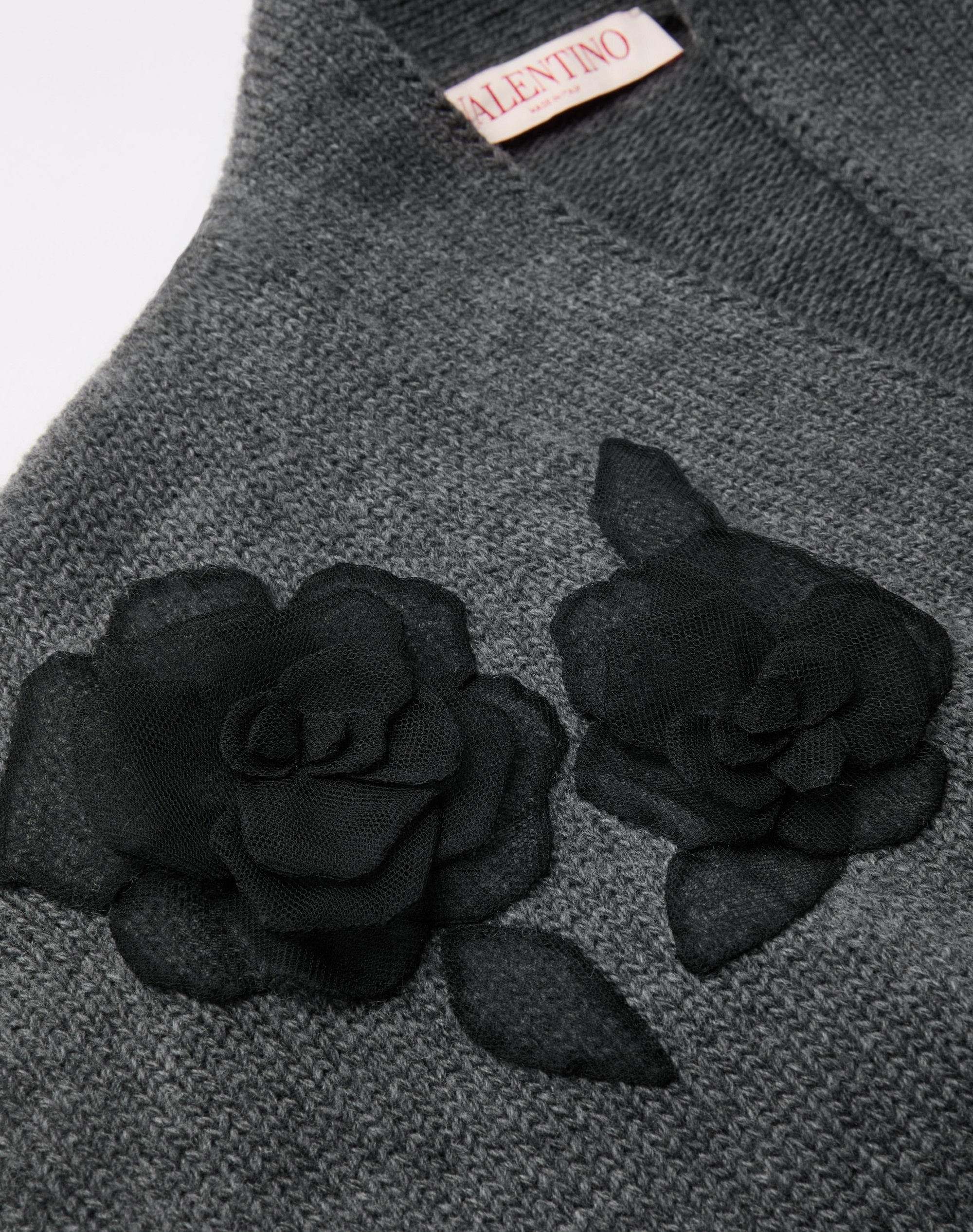 EMBROIDERED WOOL CARDIGAN - 3