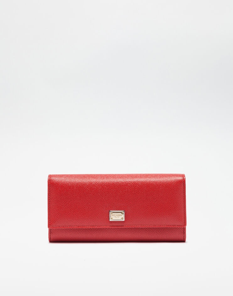 Continental wallet in dauphine leather - 1