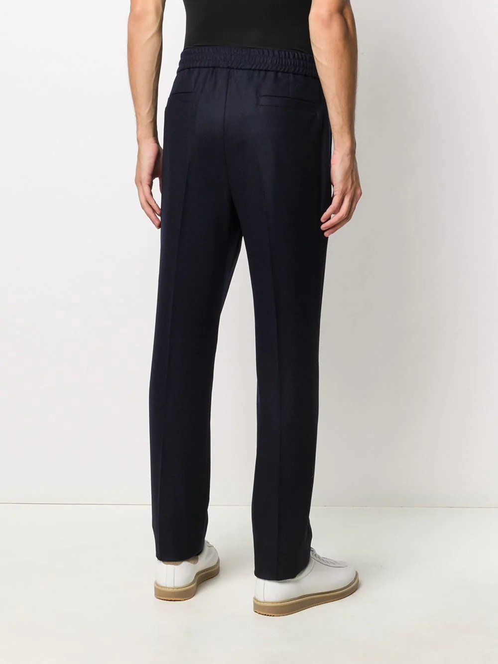 Pantalone drawstring wool trousers - 4