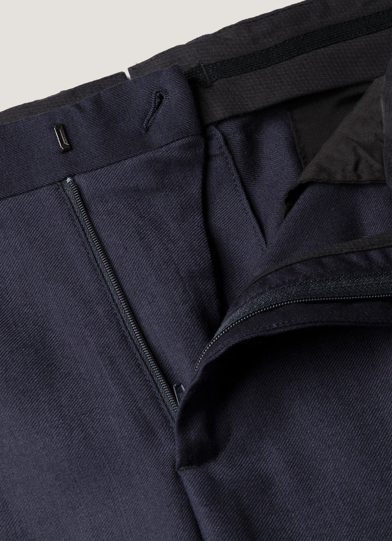 Pleated Wool Twill Trouser 4