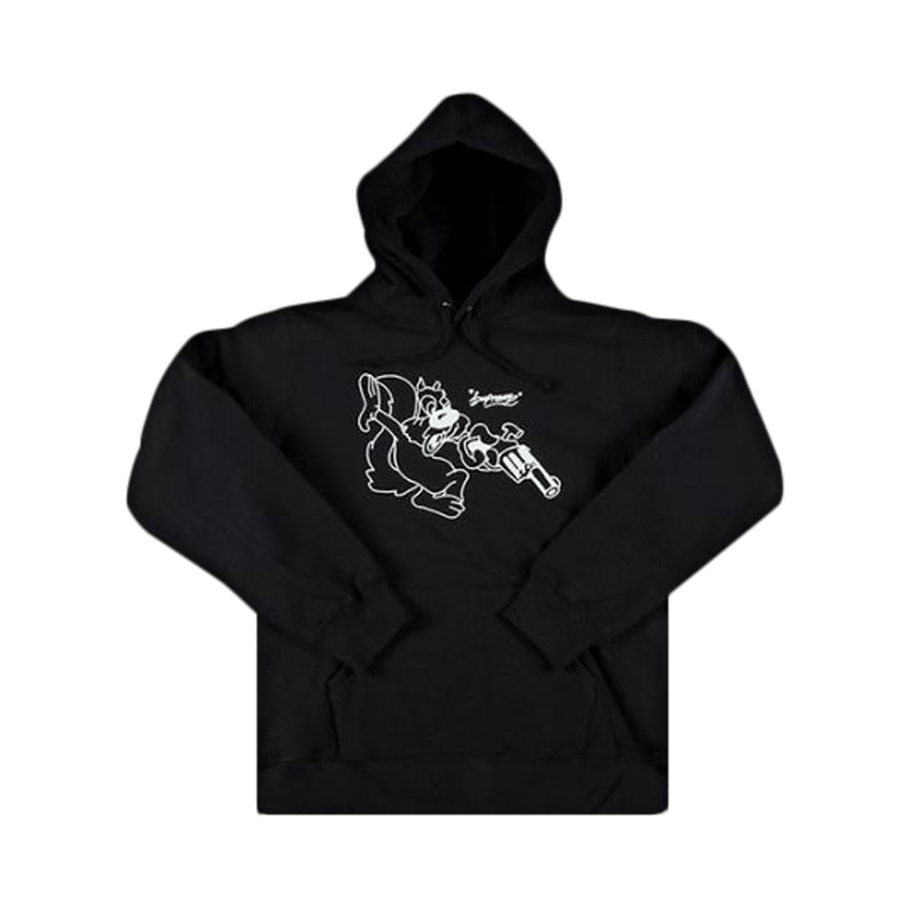 Supreme Lee Hooded Sweatshirt 'Black' - 1