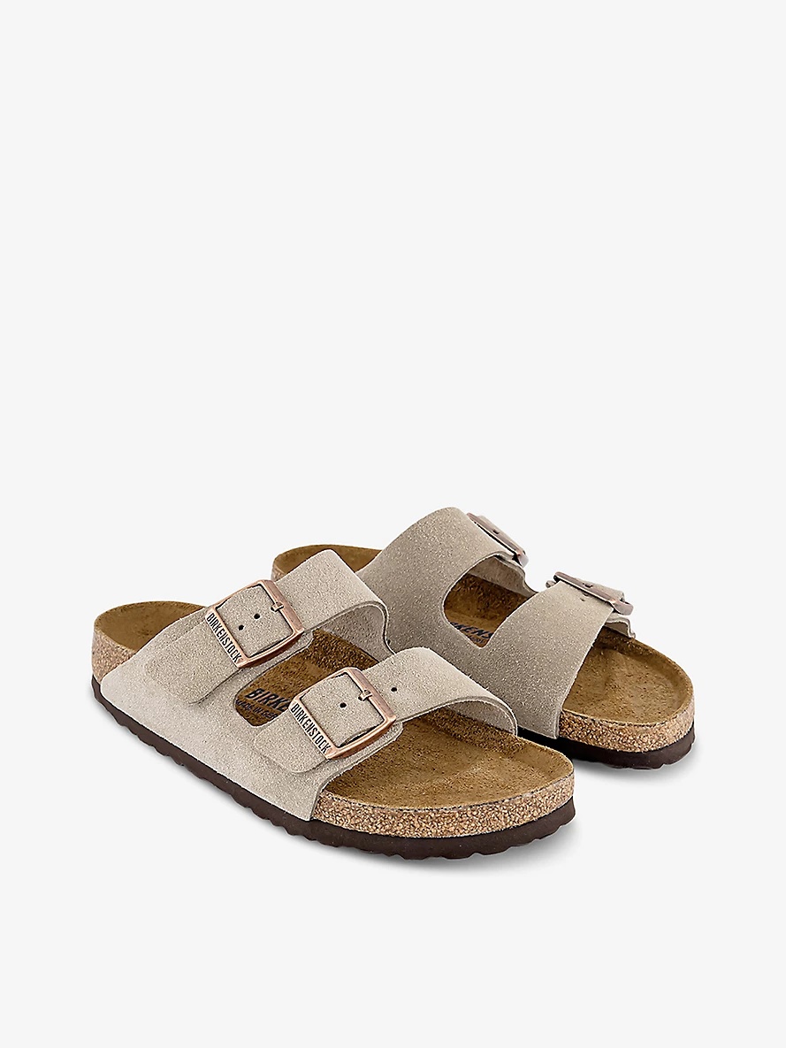 Arizona double-strap suede sandals - 3