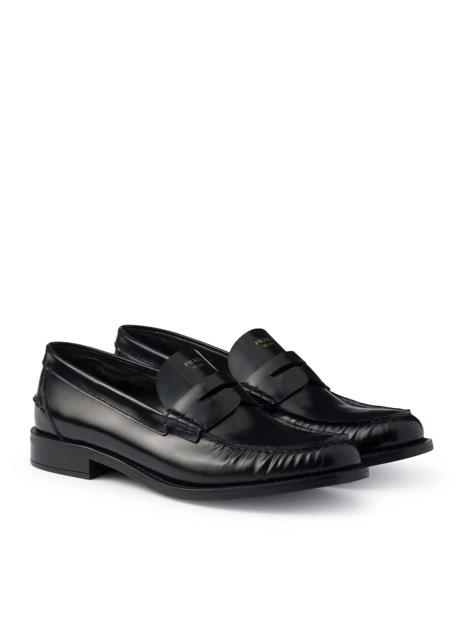 BRUSHED LEATHER LOAFERS - 2