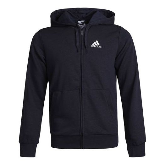 adidas Training Sports Hooded Jacket Blue GK9045 - 1