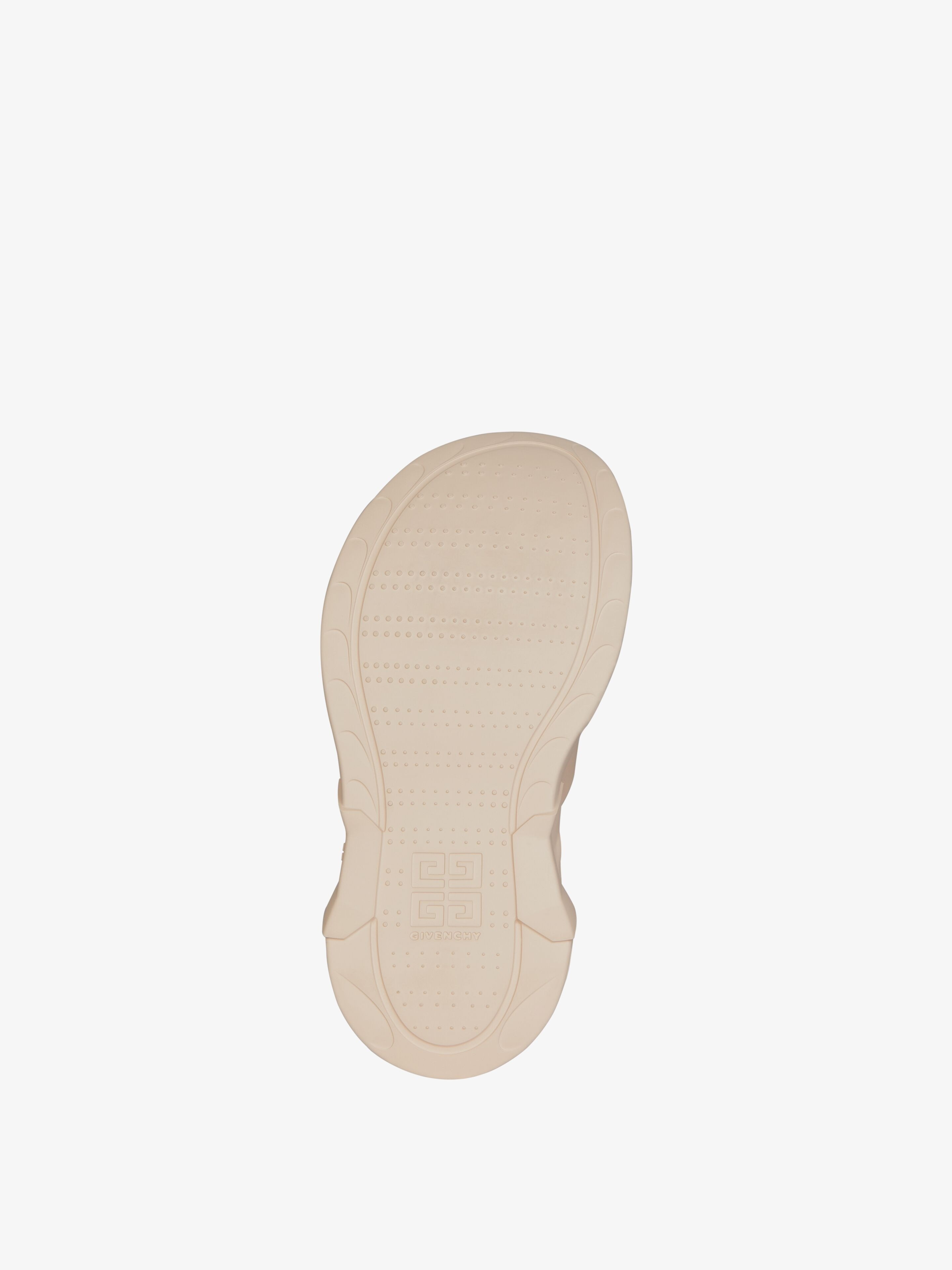 MARSHMALLOW WEDGE SANDALS IN RUBBER - 5