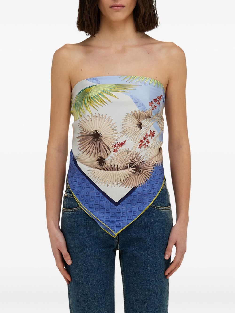 Dure-print silk scarf - 3
